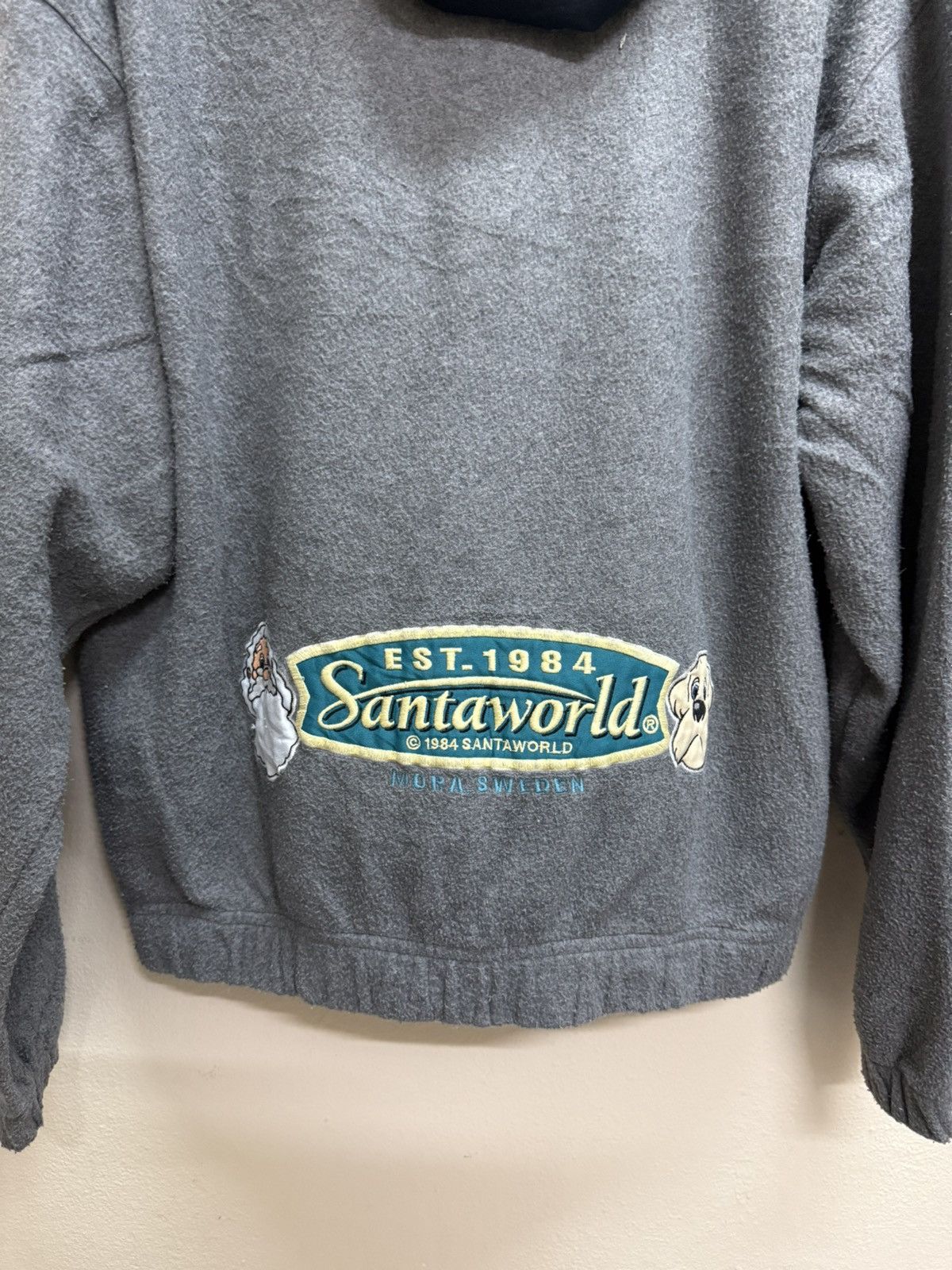 Cartoon Network × Japanese Brand × Vintage Vintage Santaworld Pullover Fleece Halfbitton Jacket Hoodie Size US L / EU 52-54 / 3 - 18 Thumbnail