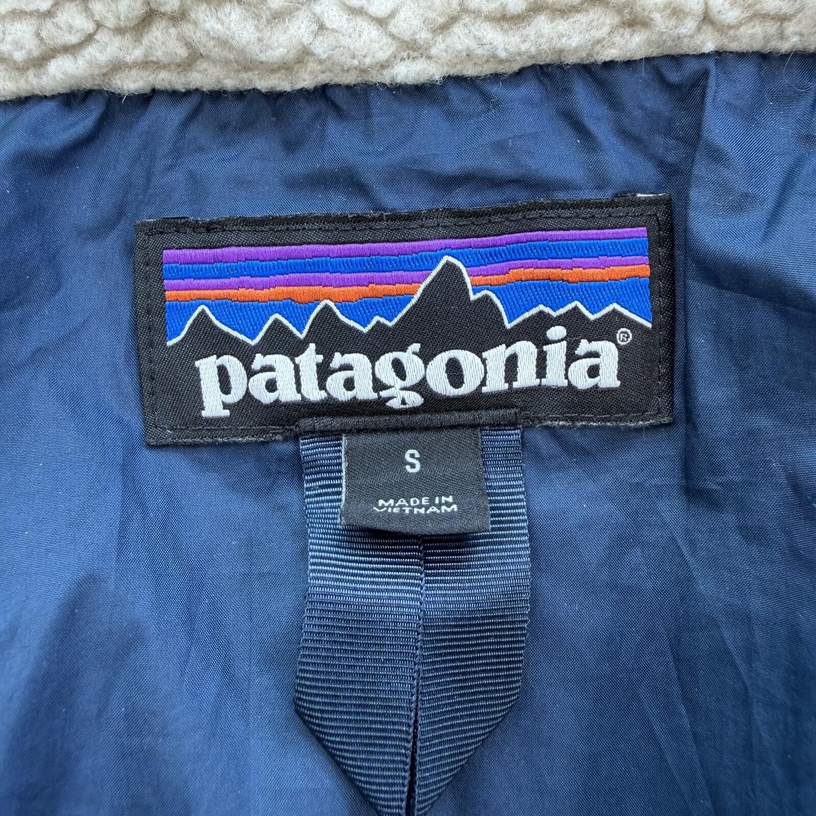 Patagonia Patagonia Navy Down Hooded Parka Jacket S Fleece Winter Coat Size S / US 4 / IT 40 - 5 Thumbnail