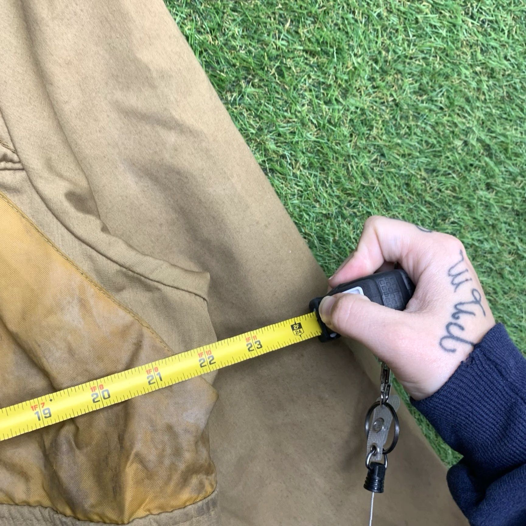 Vintage VINTAGE Chief Pontiac Brand Hunting Jacket Mens L Brown Canvas 90s Duck Field Jacket Mens Boys Girls 1960s Size US L / EU 52-54 / 3 - 5 Thumbnail