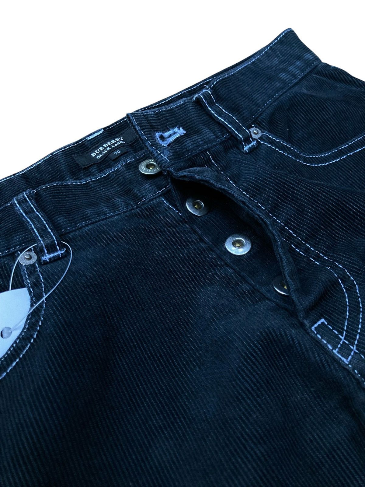 Burberry Vintage Burberry Black Label Contrast Stitch Corduroy Pants Size US 28 / EU 44 - 18 Thumbnail