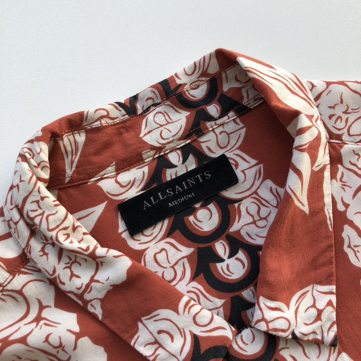 Allsaints Allsaints Ananas Pineapple All Over Printed Hawaiian Shirt Size US M / EU 48-50 / 2 - 8 Thumbnail