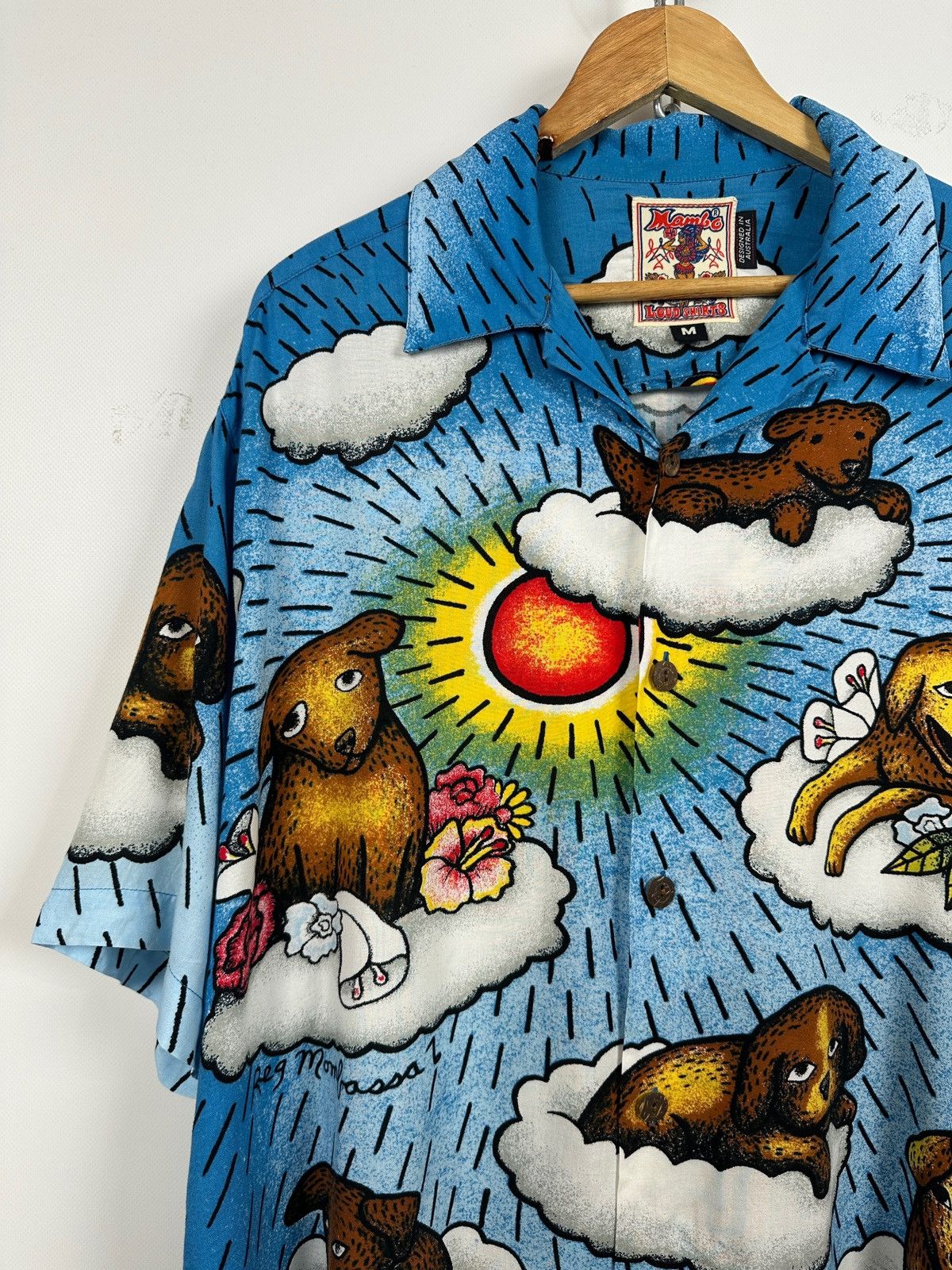 Mambo Vintage Mambo Loud Puppies by Reg Mombasaa 01 Hawaiian Shirt Size US M / EU 48-50 / 2 - 5 Thumbnail