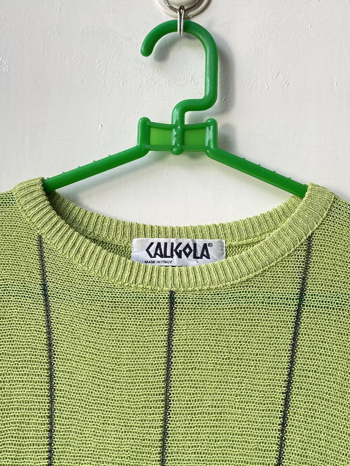 Designer CALIGOLA Knit Long Sleeve T-shirt Size US XXS / EU 40 - 13 Thumbnail