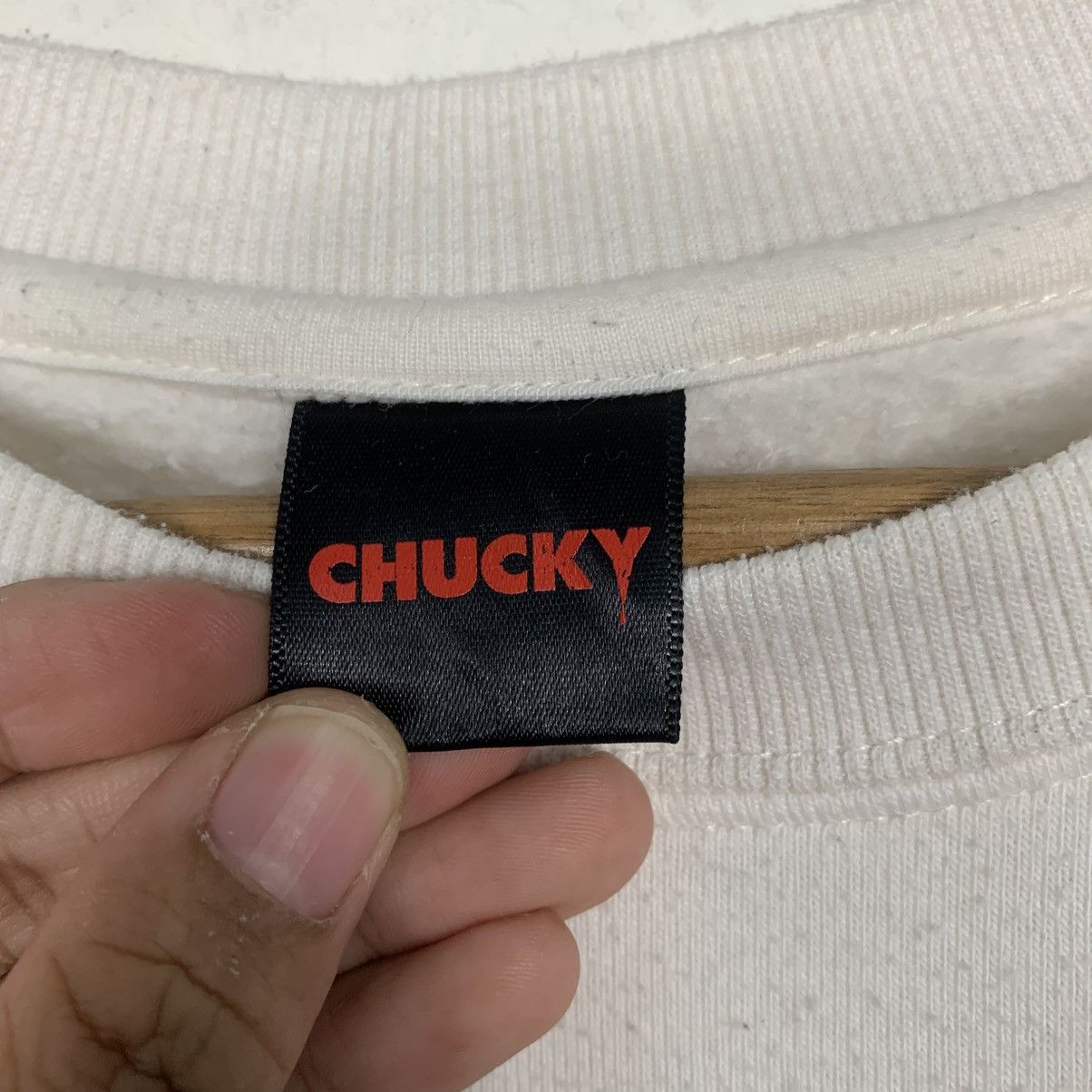Japanese Brand Official Movie Chucky Big Logo Sweatshirt Size US L / EU 52-54 / 3 - 11 Thumbnail