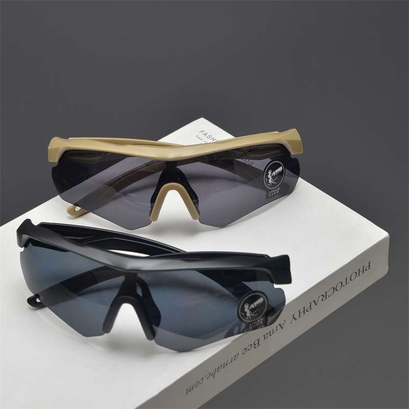 VIBE Hip-hop Street ins style custom avant-garde sunglasses Size ONE SIZE - 1 Thumbnail