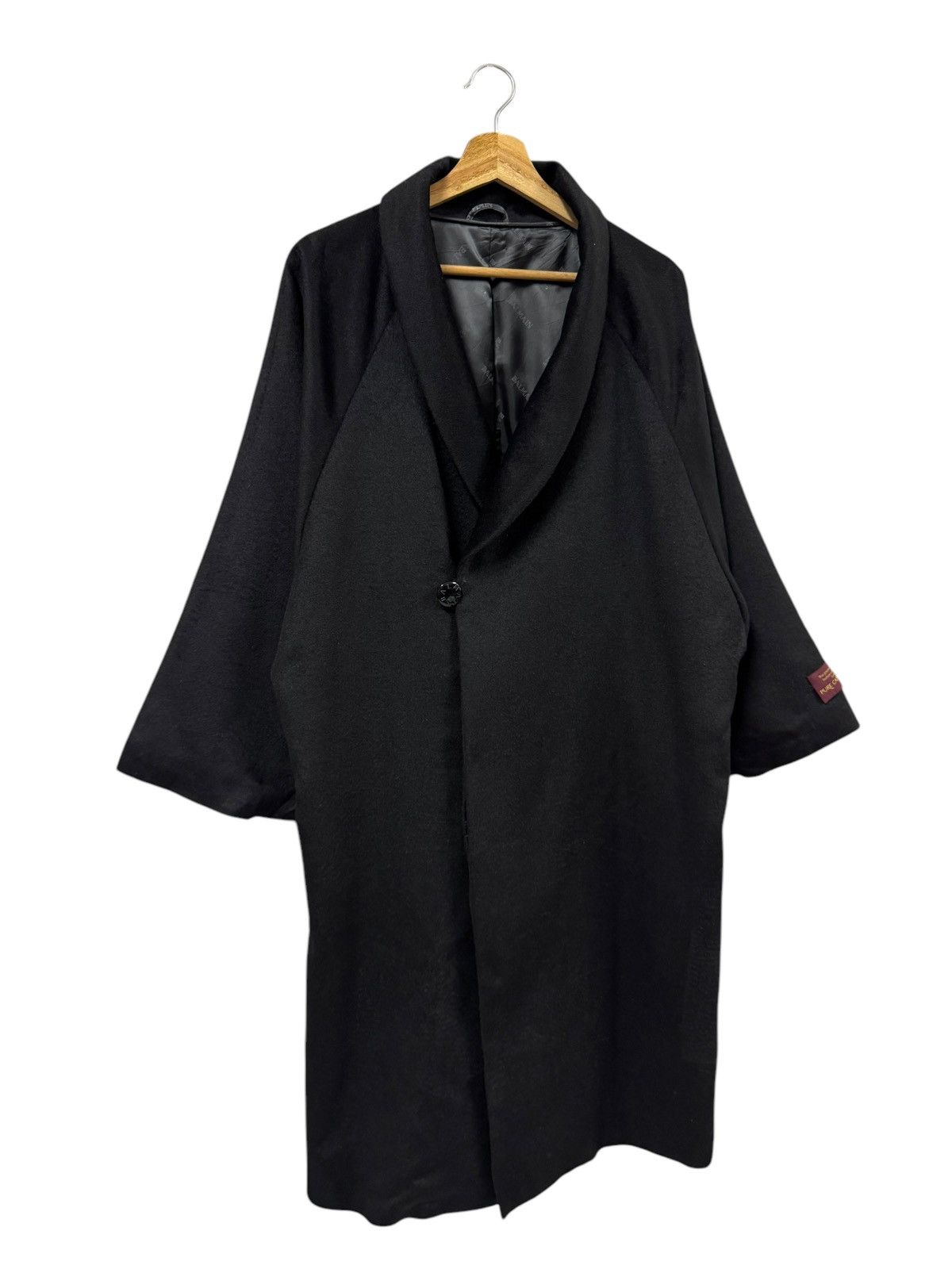 Balmain × Vintage Vtg🔥Balmain Paris Pure Cashmere Buttoned Longjacket Kimono Size US M / EU 48-50 / 2 - 17 Thumbnail