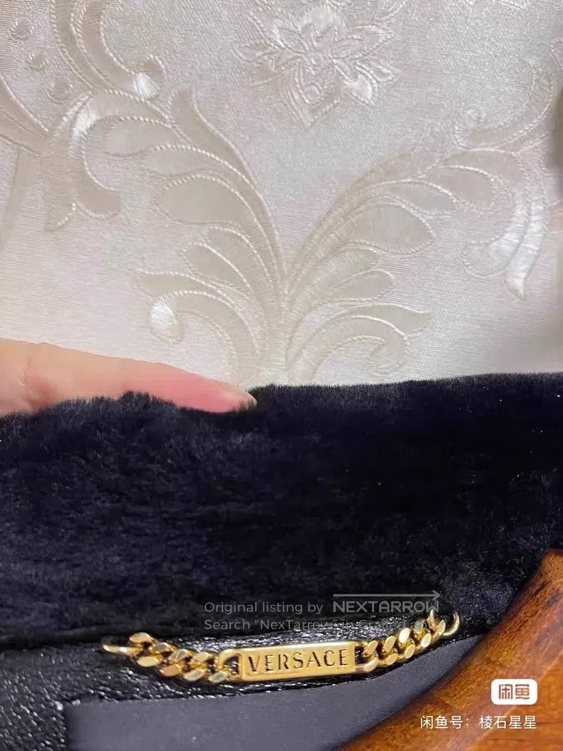 Versace Versace Fur coat coat with one fur Size XS / US 0-2 / IT 36-38 - 3 Thumbnail