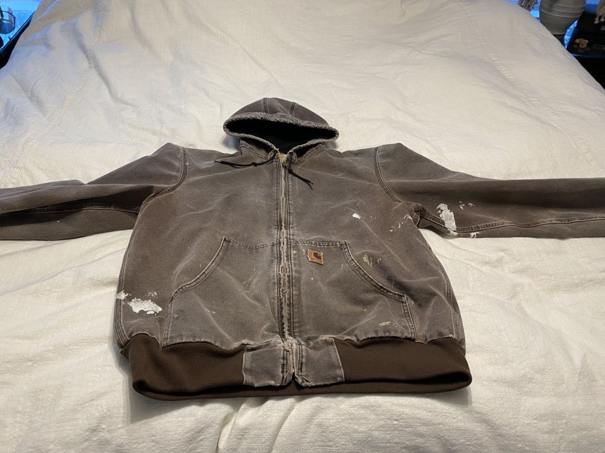 Carhartt Brown Carhartt Work Jacket Size US L / EU 52-54 / 3 - 3 Thumbnail