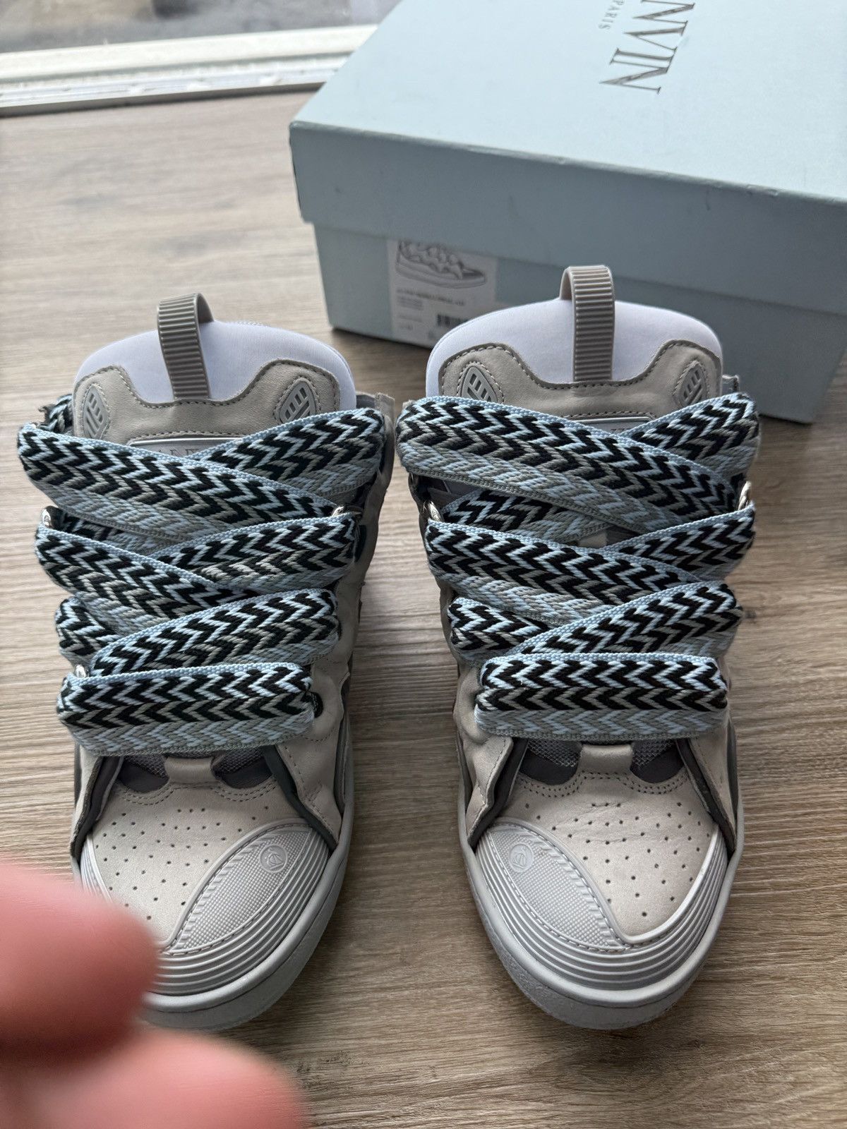 Lanvin Lanvin Curb Light Blue Sneakers Size US 9 / EU 42 - 4 Thumbnail