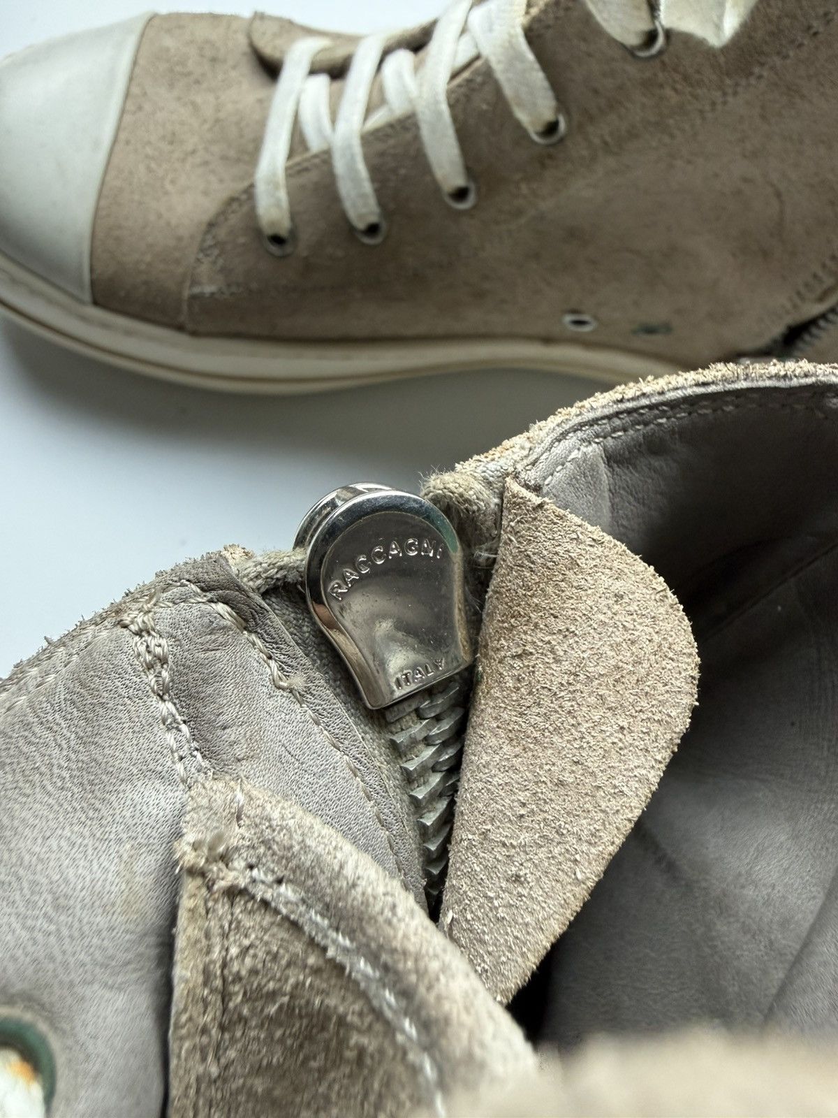 Rick Owens 2008 Rick Owens Dusty Suede Ramones Size US 12 / EU 45 - 14 Thumbnail
