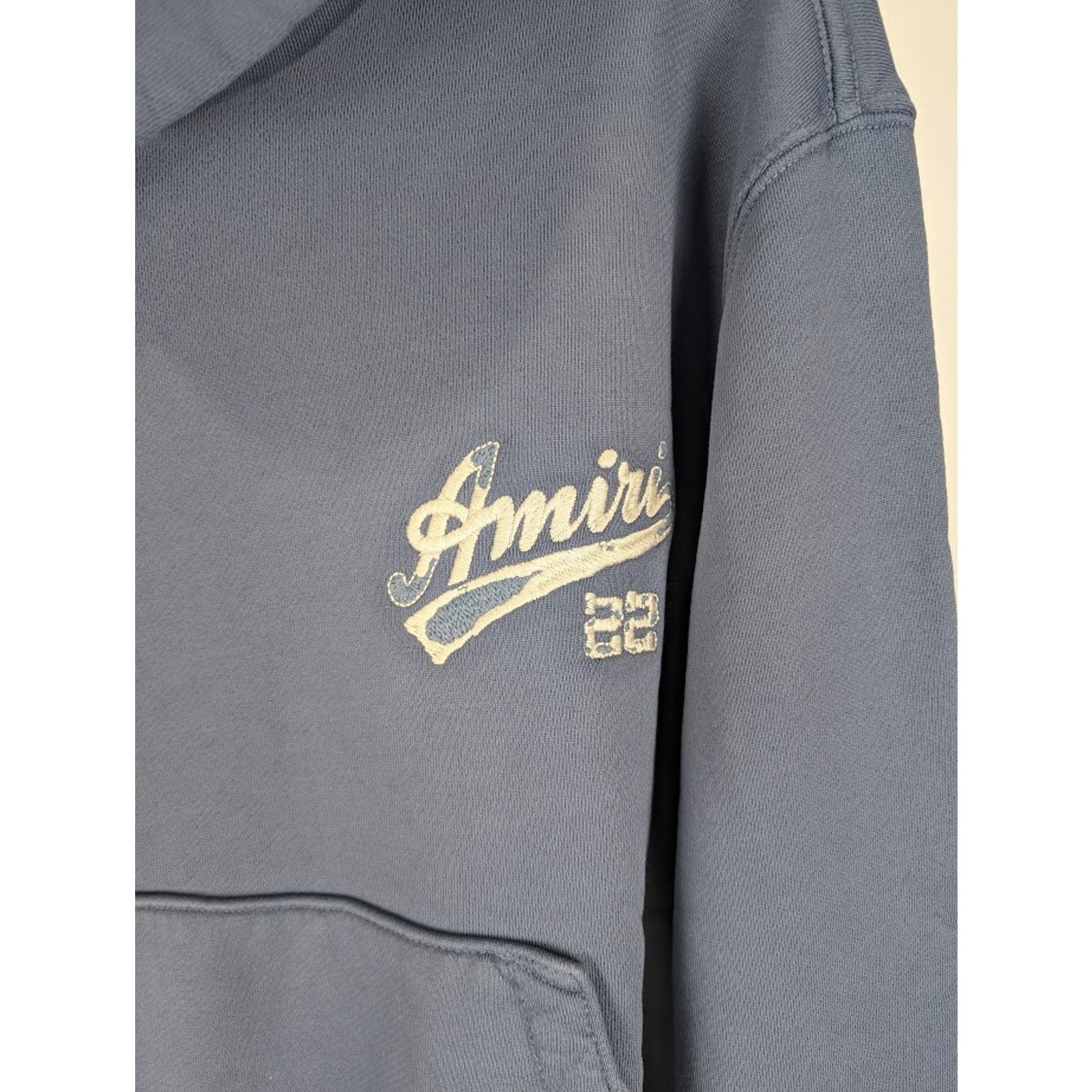Amiri o1rshd1 Q: 5 / Amiri 22 Hoodie in Bluefin Size US L / EU 52-54 / 3 - 9 Thumbnail