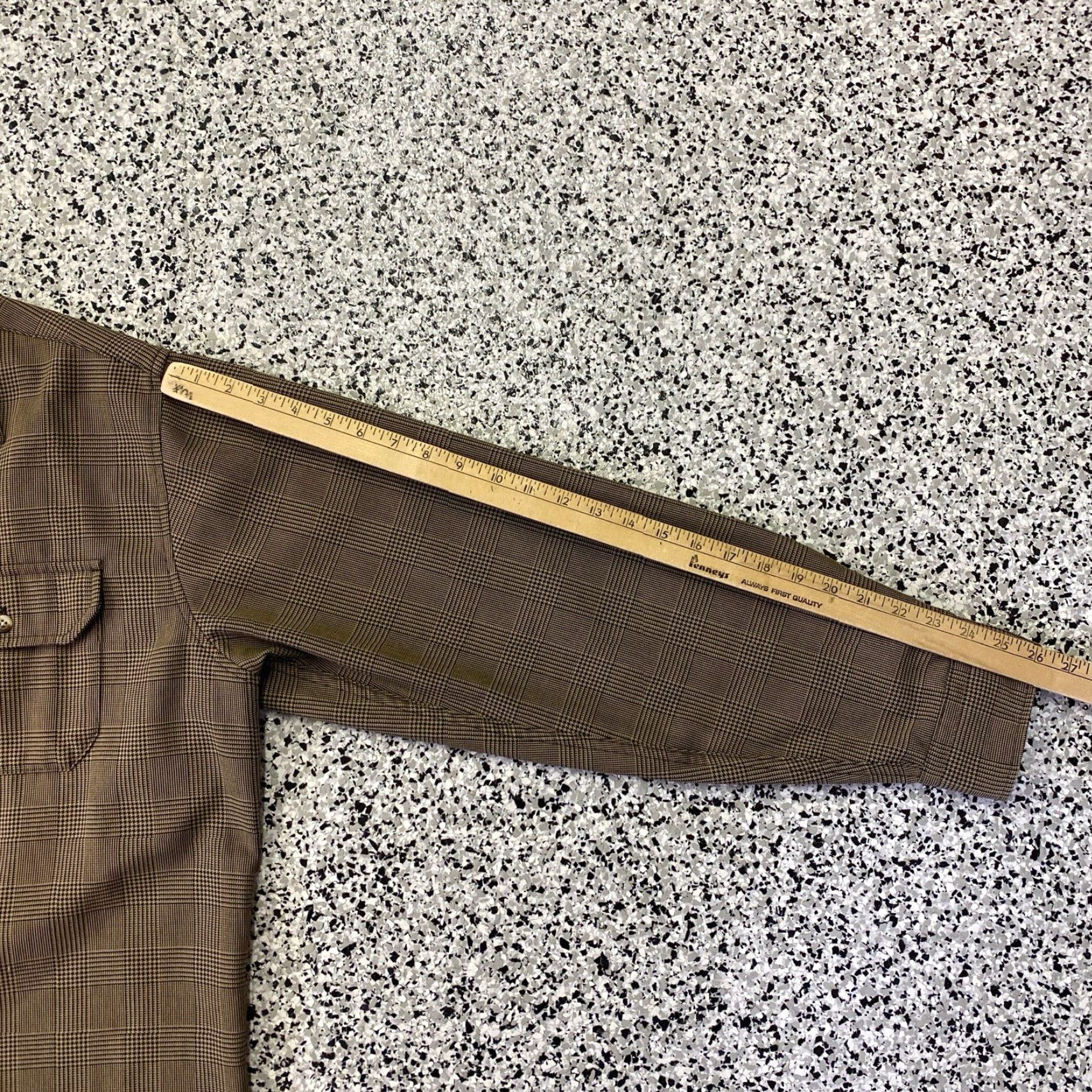 Vintage VINTAGE Cabela’s Beige Black houndstooth button down shirt XL Tall Size US XL / EU 56 / 4 - 4 Thumbnail