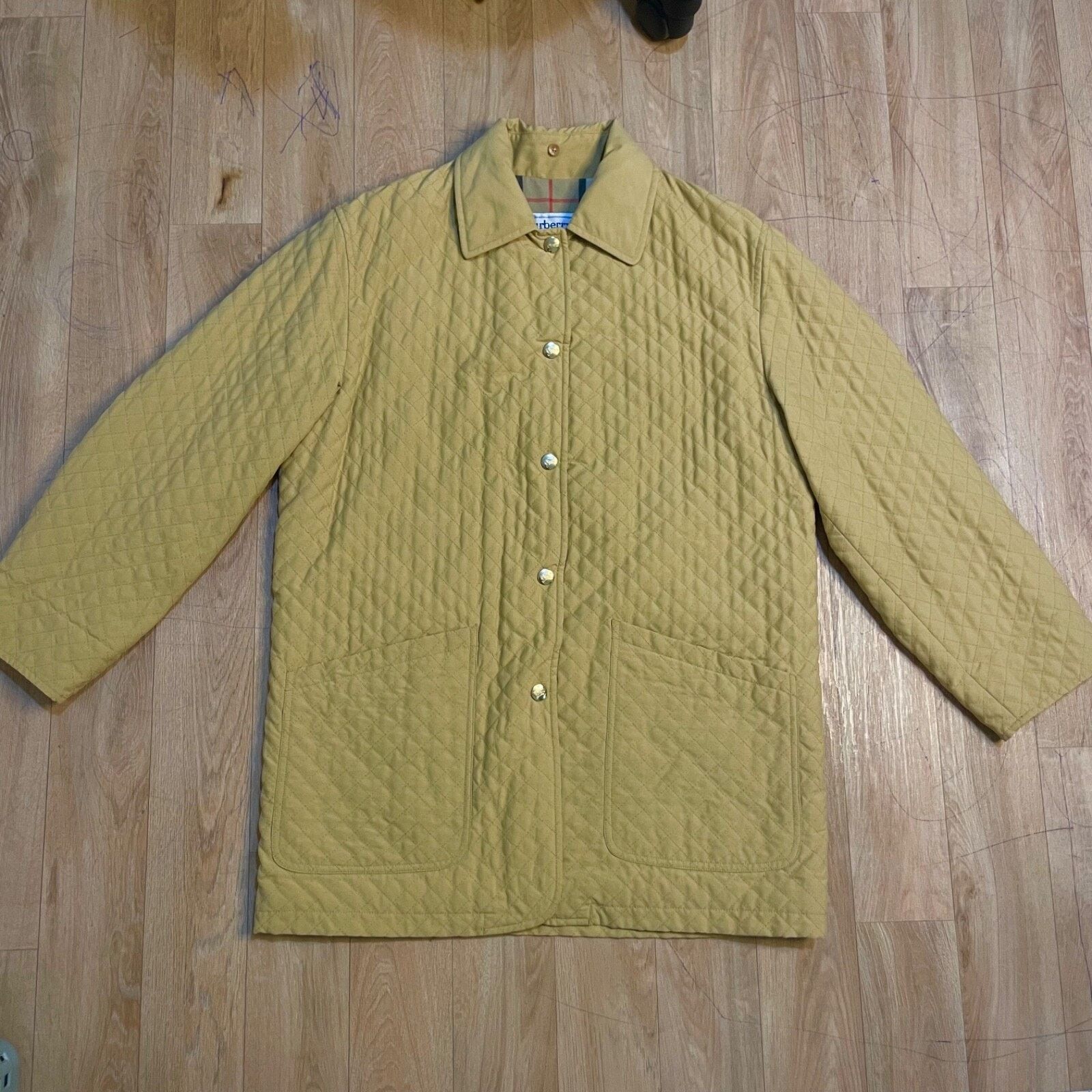 Burberry Burberry Quilted VINTAGE Jacket Nova check Diamond women's Size L / US 10 / IT 46 - 4 Thumbnail
