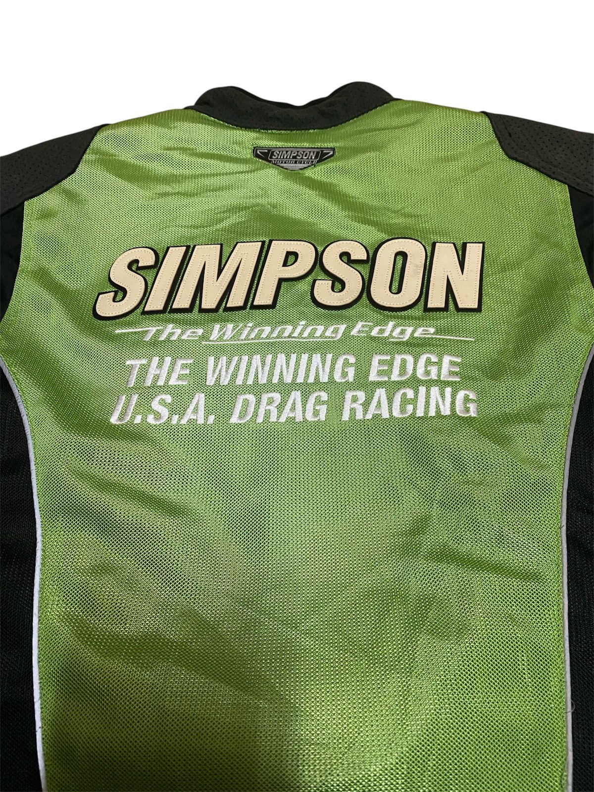 Sports Specialties Vintage 90s Simpson The Winning Edge Racing Suit Jacket Size US M / EU 48-50 / 2 - 5 Thumbnail