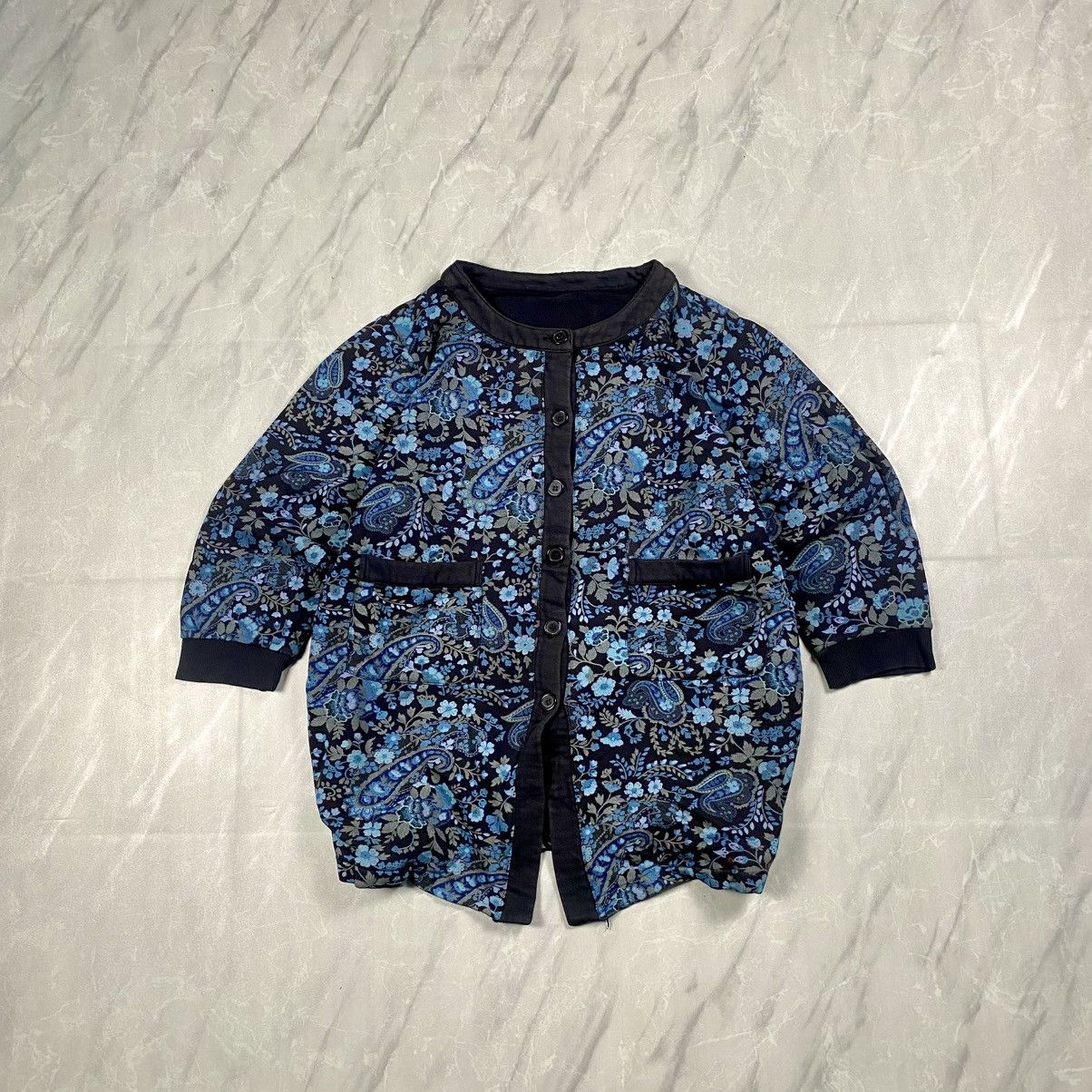 Japanese Brand Vintage Japanese Designer Paisley Dress Sweatshirt Size ONE SIZE - 1 Thumbnail
