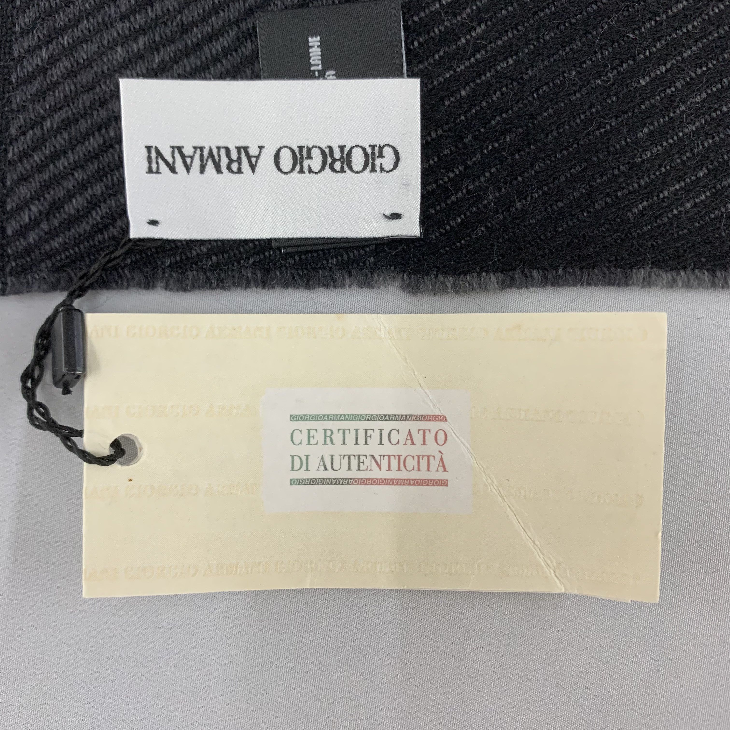 Giorgio Armani Giorgio Armani Scarf Wool Muffler Neck Wrap BL1040 Size ONE SIZE - 6 Thumbnail
