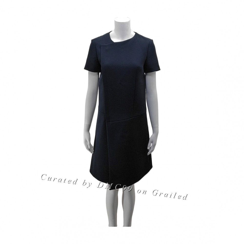 Balenciaga Balenciaga Navy Blue Short-Sleeve Dress Size XS / US 0-2 / IT 36-38 - 1 Thumbnail