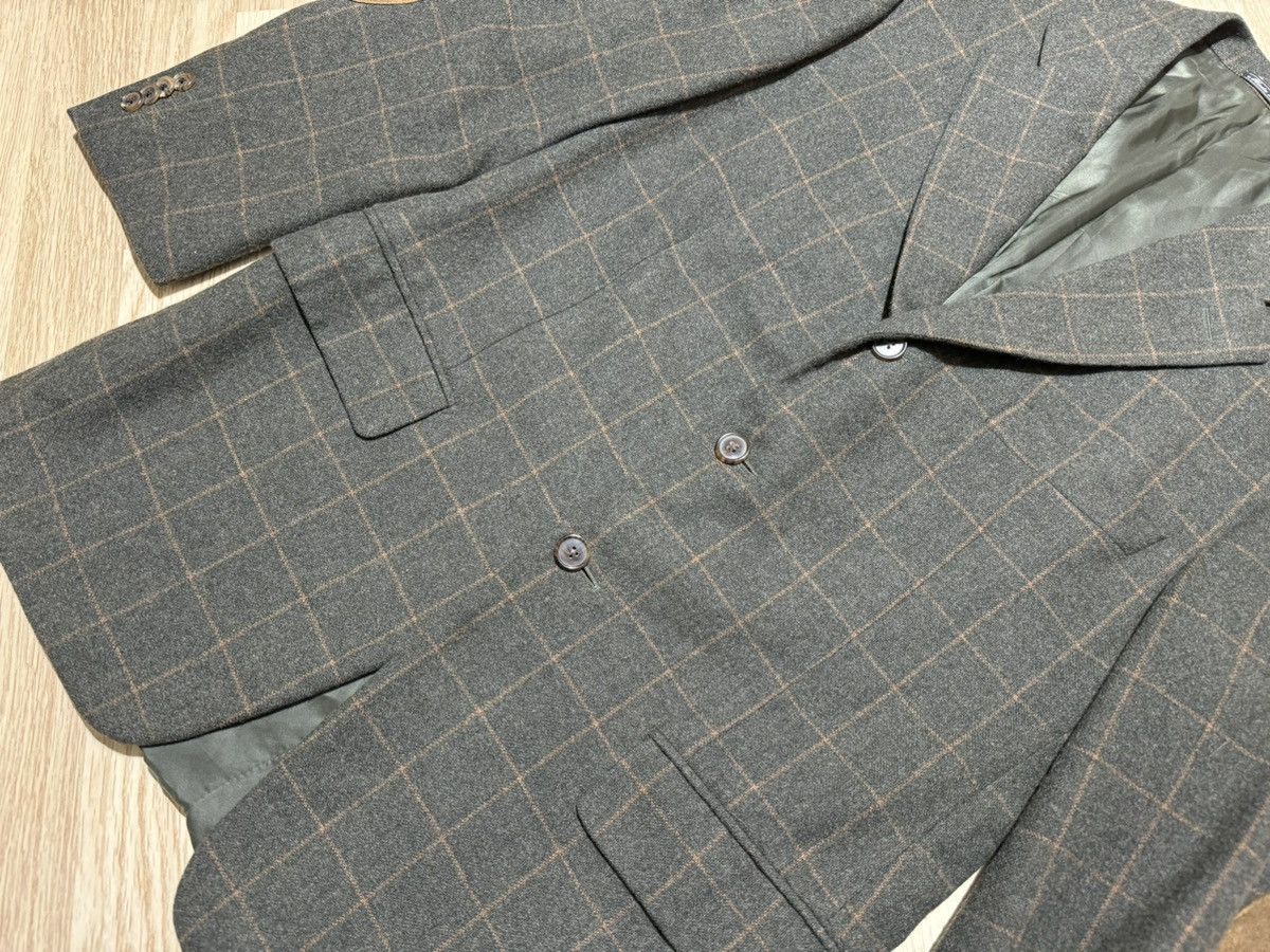 Corneliani × Designer Corneliani plaid wool cashmere blazer 48R Size 48R - 6 Thumbnail