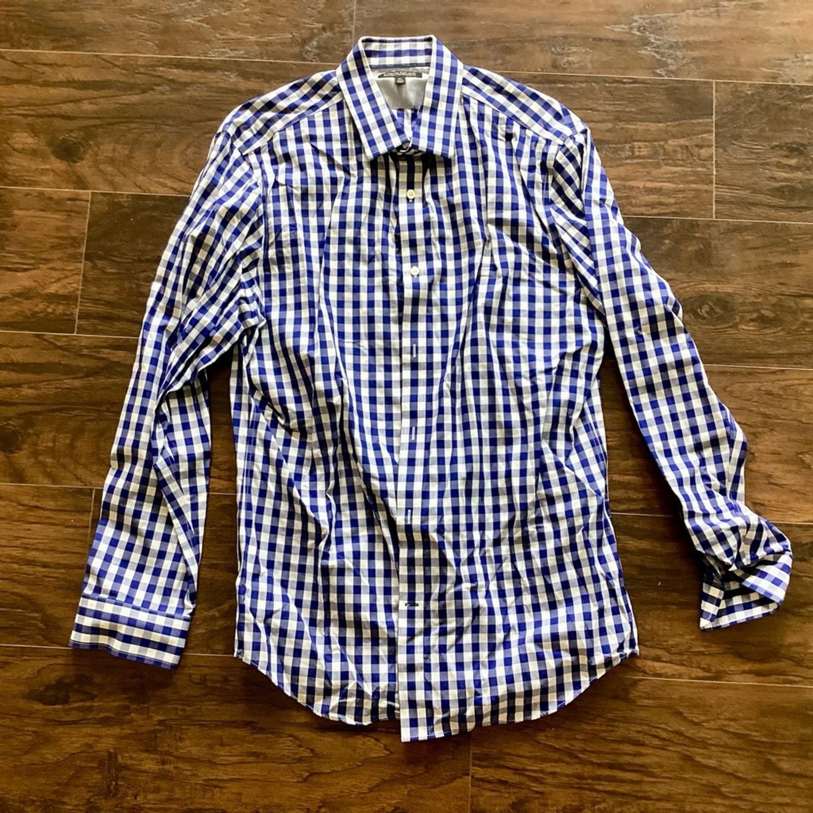 Banana Republic Banana Republic Non Iron Tailored Slim Fit Shirt Size US XL / EU 56 / 4 - 2 Thumbnail