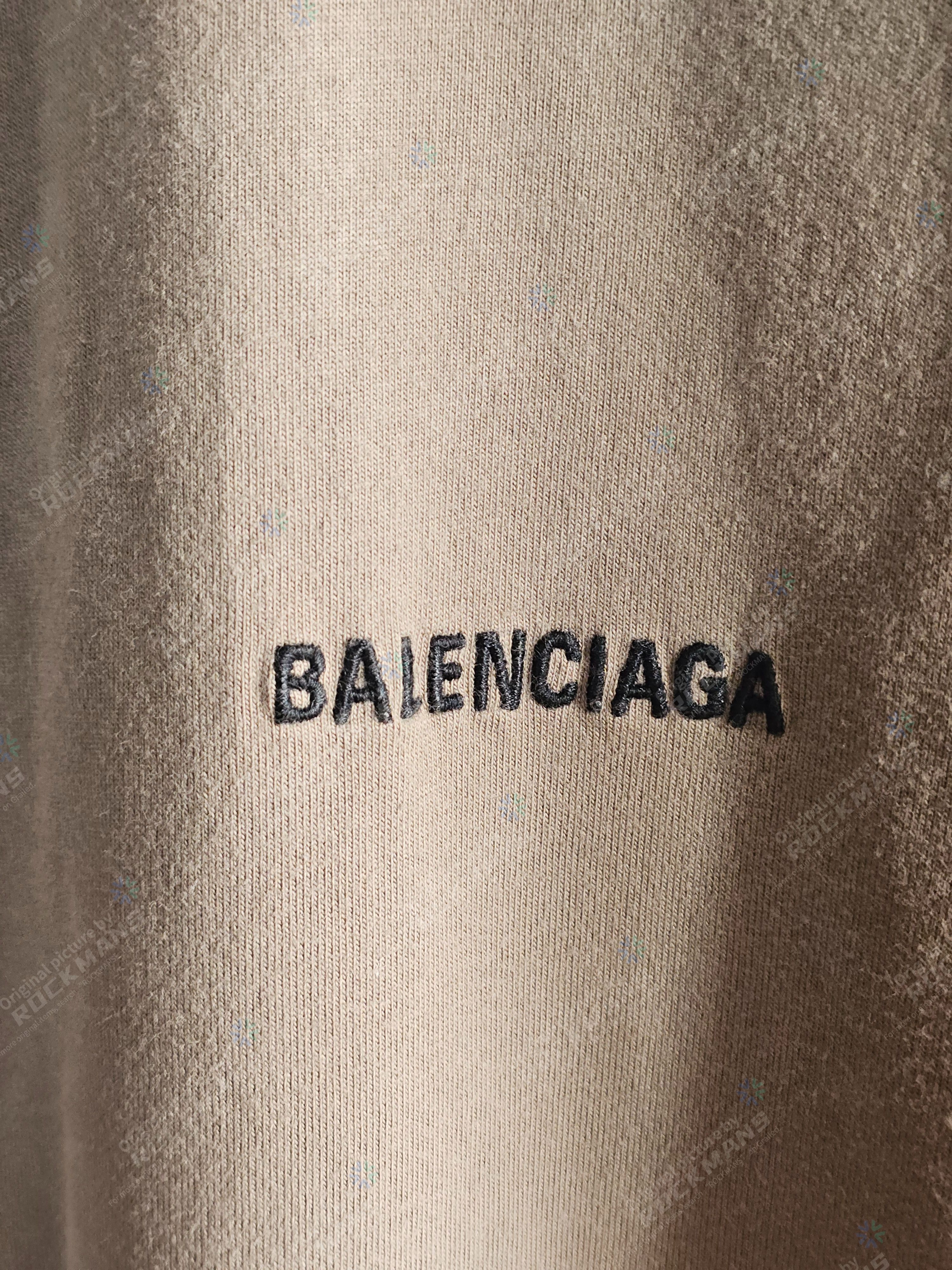 Balenciaga Balenciaga SS22 Knit Crew-Neck Embroidered Logo T-Shirt S Size US S / EU 44-46 / 1 - 4 Thumbnail