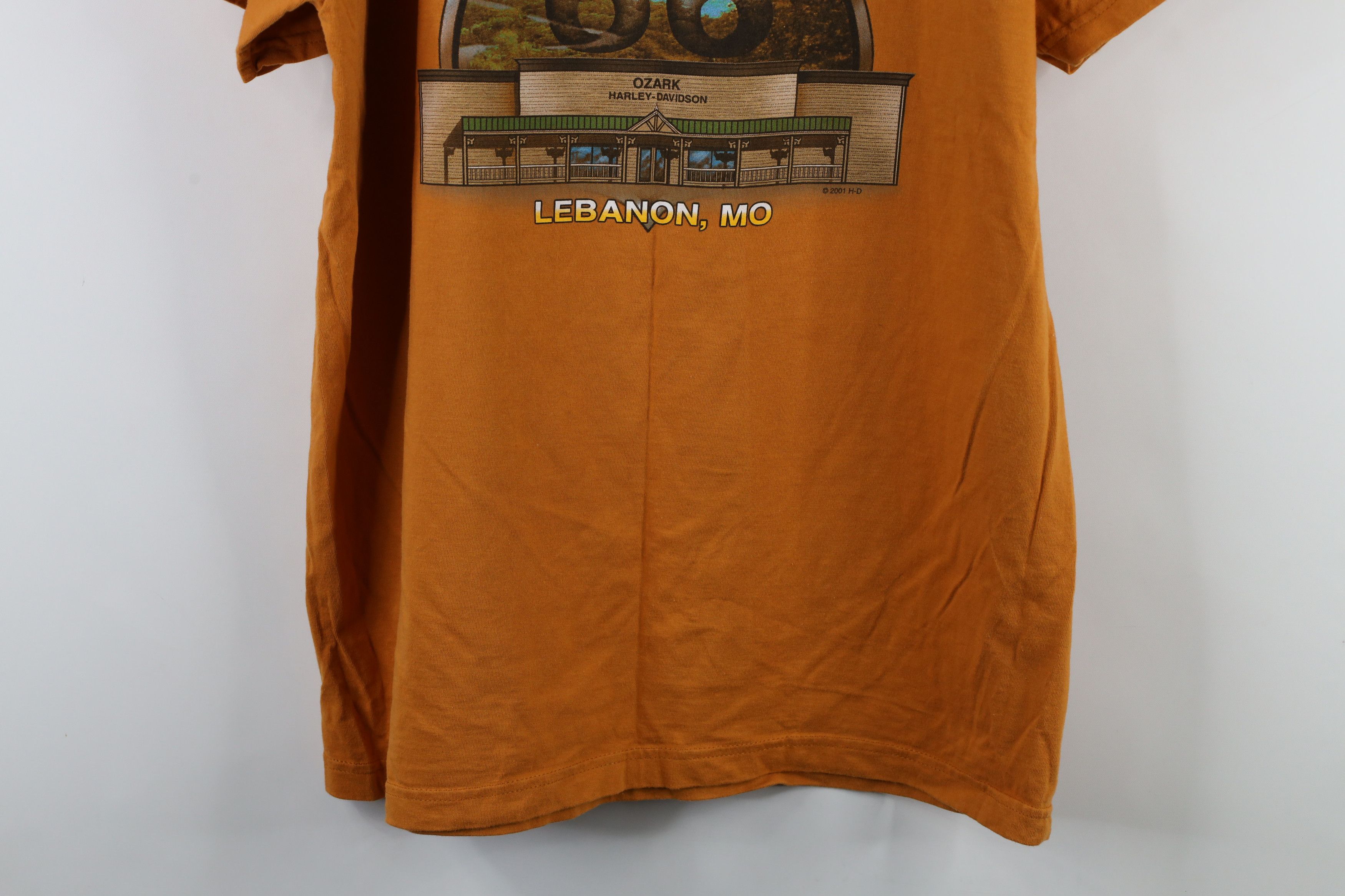 Harley Davidson × Vintage Vintage Y2K Harley Davidson Out Eagle Tribal T-Shirt Orange Size US XL / EU 56 / 4 - 14 Thumbnail