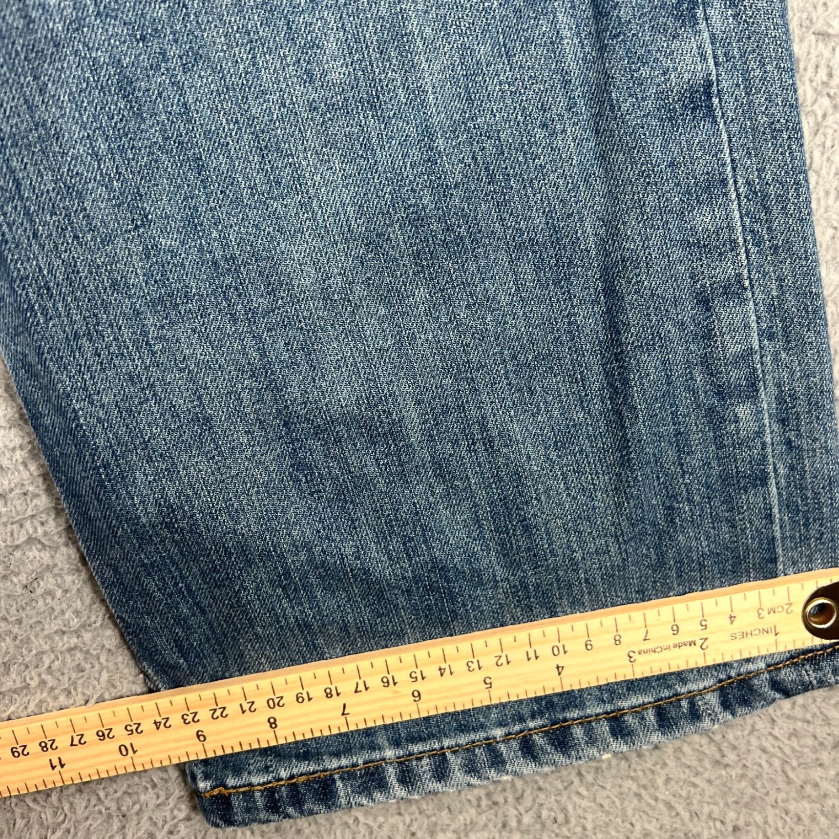 Levi's Levi's 569 Jeans Mens 36x30 Relaxed Straight Blue Medium Wash Pants Size US 36 / EU 52 - 2 Thumbnail