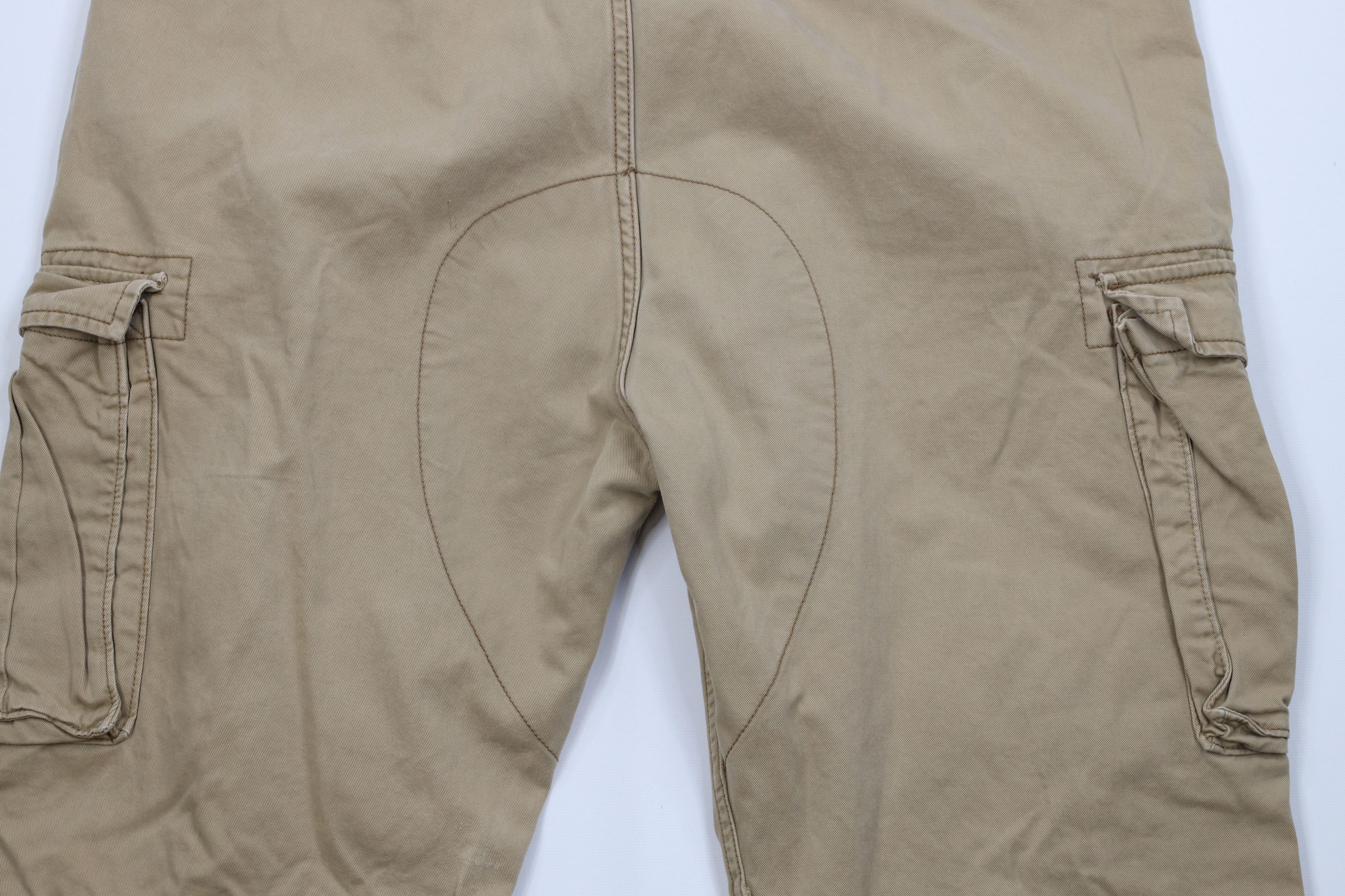 Levi's Vintage Y2K Levis Baggy Wide Leg Cargo Pants Brown Cotton Size US 40 / EU 56 - 11 Thumbnail