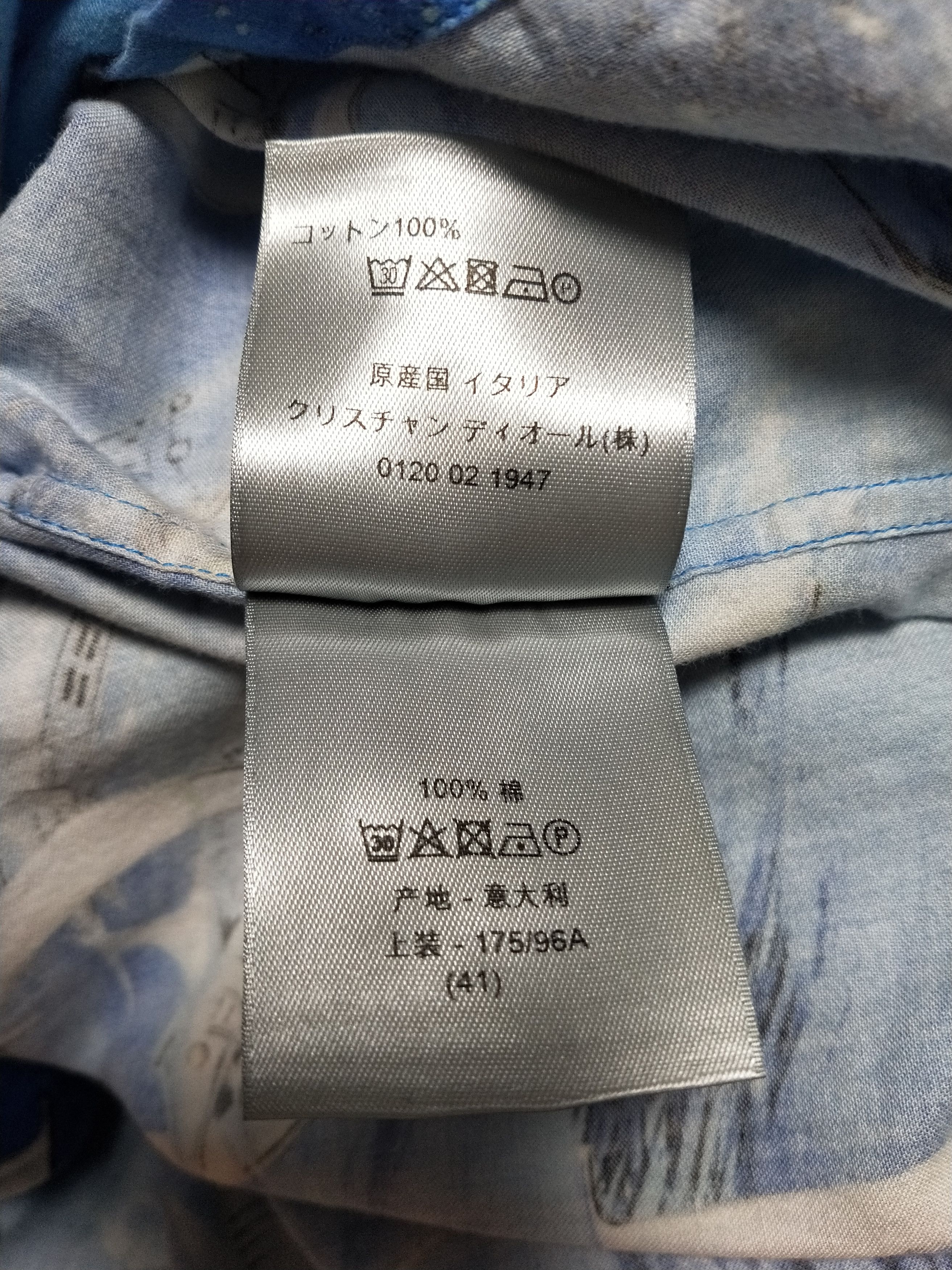 Dior Sorayama Dolphin Shirt Size US L / EU 52-54 / 3 - 6 Thumbnail