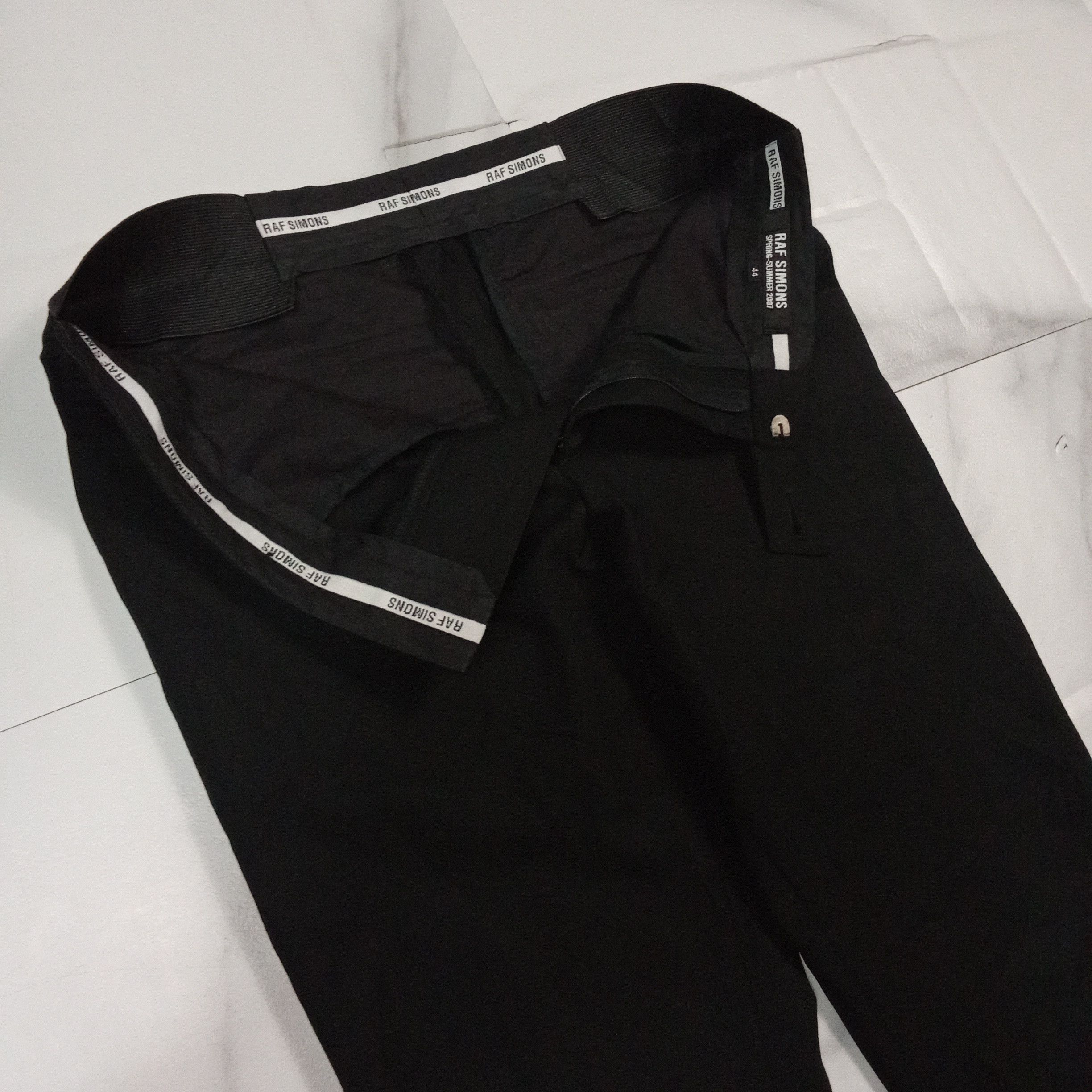 Raf Simons Raf Simons - S/S'07 - Semi Garterized Waist - Wool Trouser Size US 28 / EU 44 - 5 Thumbnail