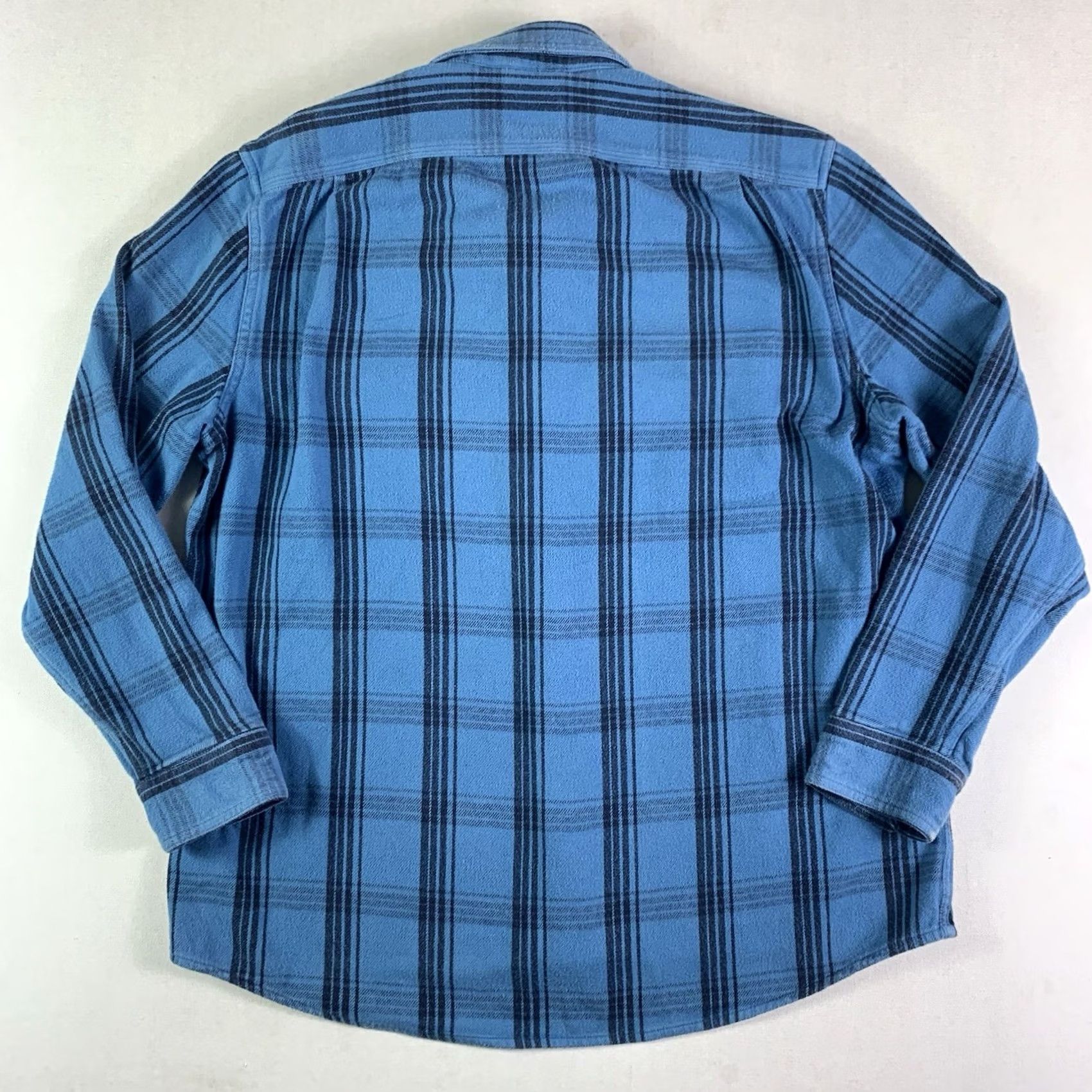 Vintage LL Bean Flannel Shirt Plaid Blue Mens Large Y2K Grunge Lumberjack Cotton Size US L / EU 52-54 / 3 - 5 Thumbnail