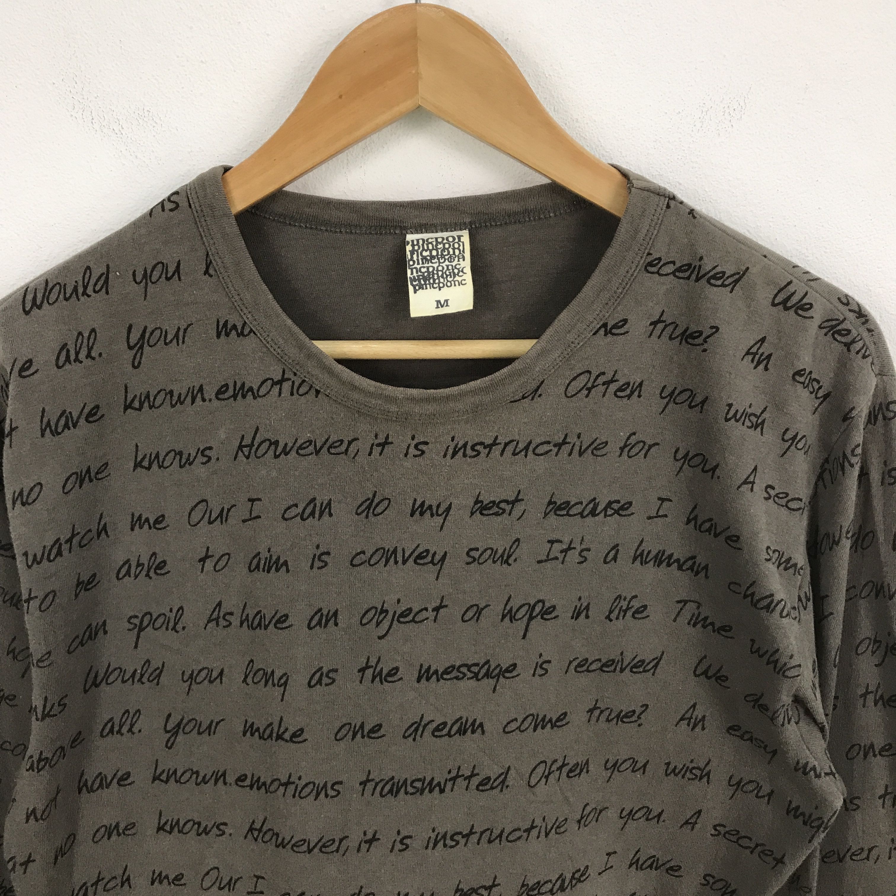 Japanese Brand japanese brand Punk style long sleeve tshirts Size US M / EU 48-50 / 2 - 3 Thumbnail