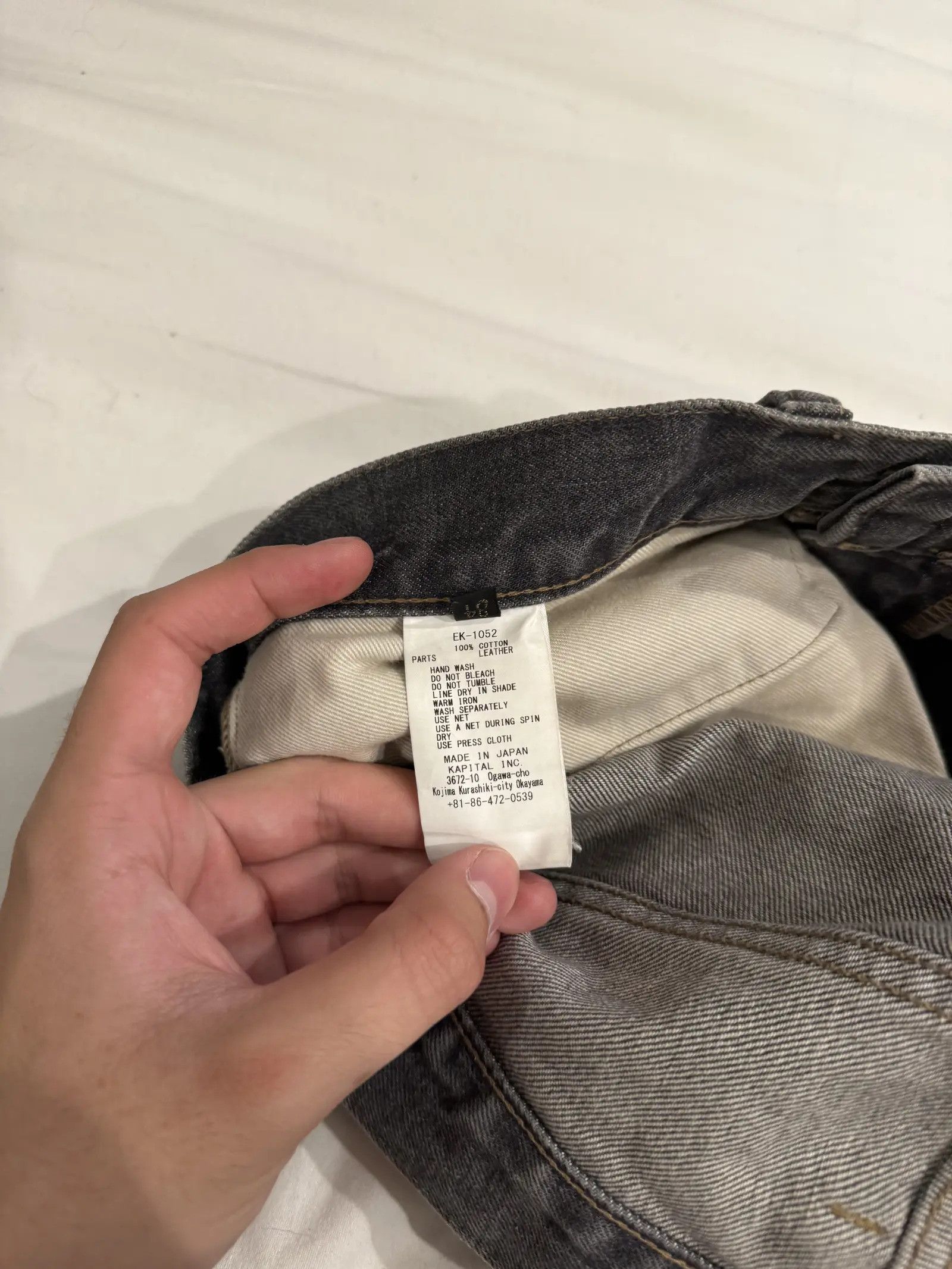Kapital Kapital bone denim shorts Size US 34 / EU 50 - 5 Thumbnail