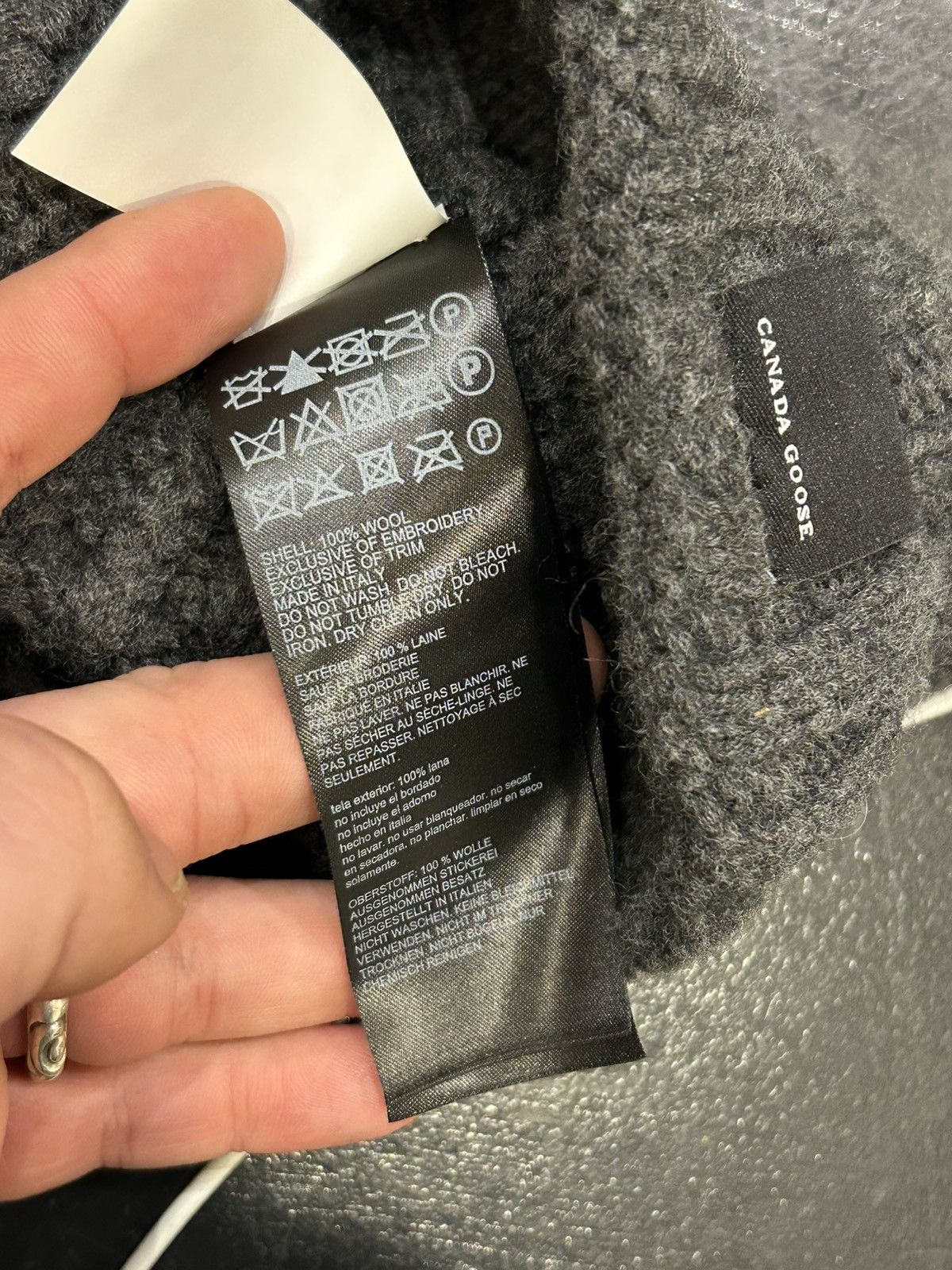 Canada Goose Canada Goose Beanie Grey Size ONE SIZE - 5 Thumbnail