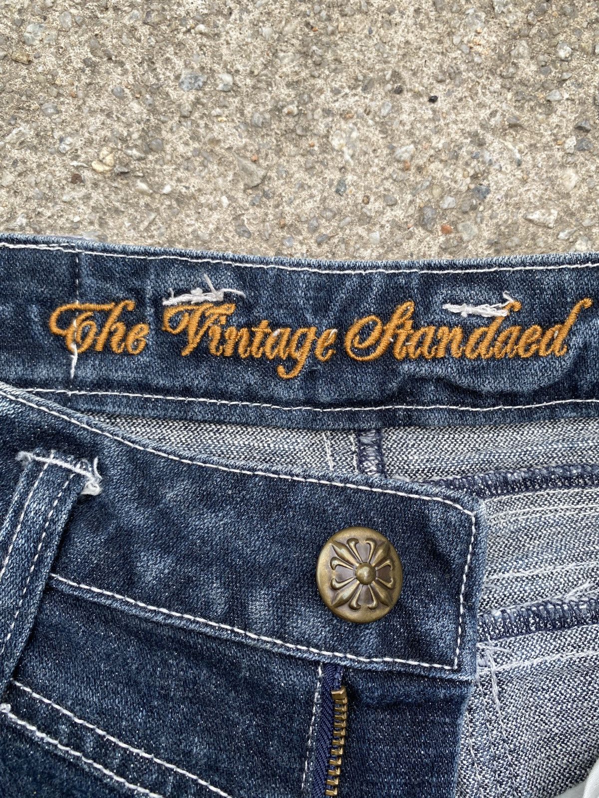 Japanese Brand × Le Grande Bleu (L.G.B.) × Tornado Mart 2000s - Sky Bombers Faded Blue Low Rise Flare Denim Size US 28 / EU 44 - 16 Thumbnail
