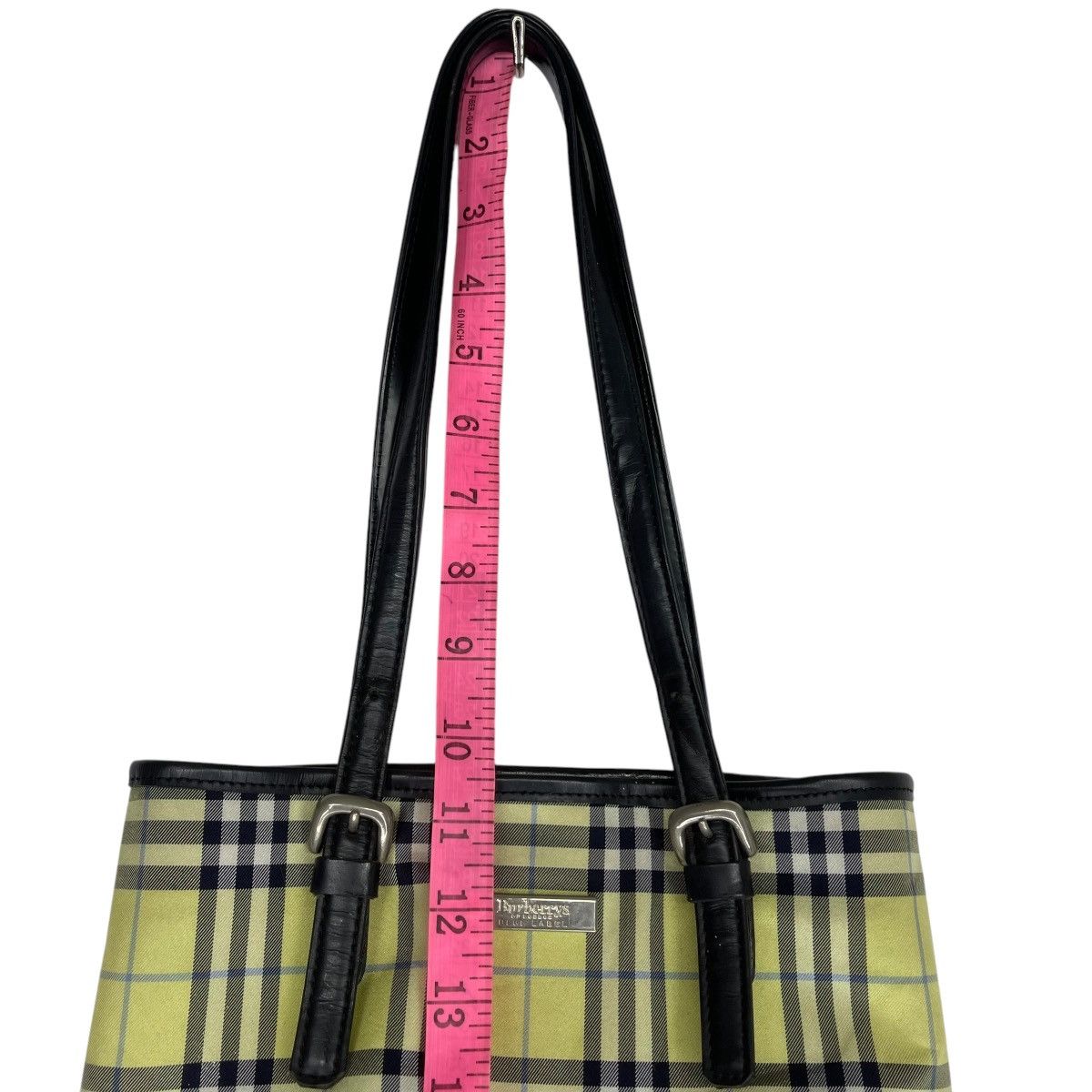Burberry Burberry Nova Check Blue Label Shoulder Bag Yellow Size ONE SIZE - 7 Thumbnail