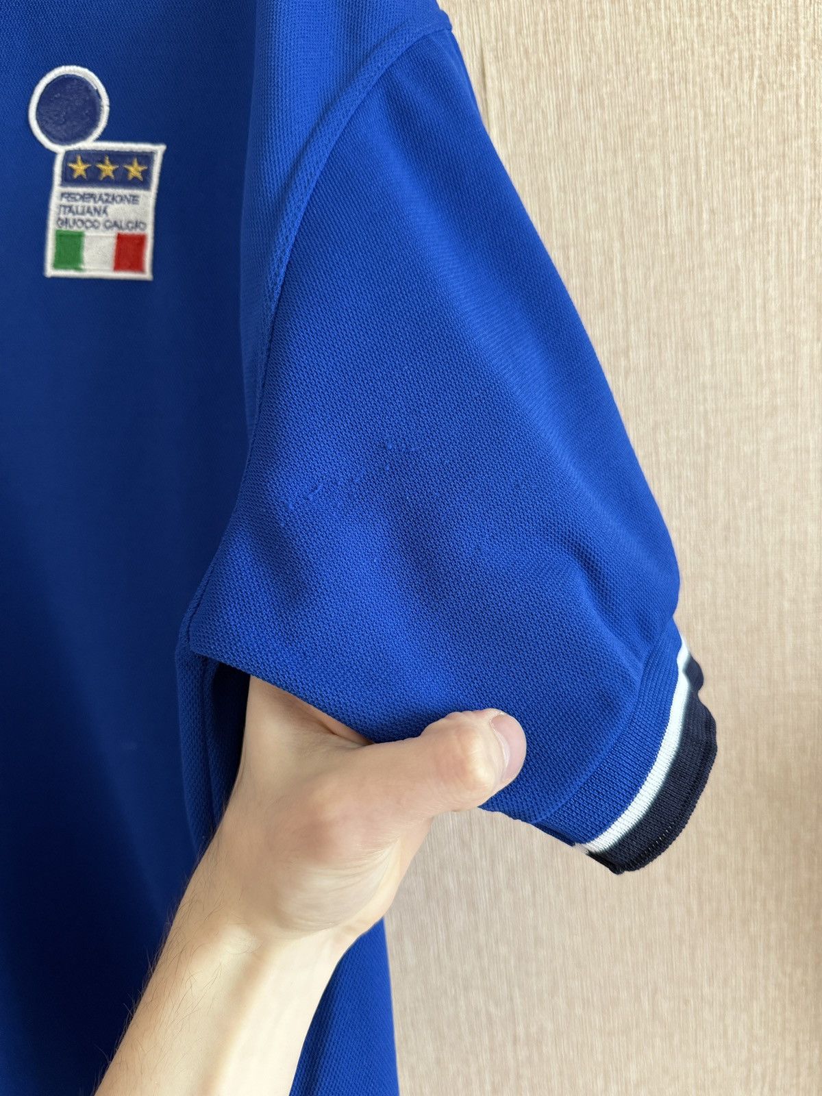 Kappa Vintage ITALY 1999 2000 POLO FOOTBAL SOCCER JERSEY KAPPA Size US L / EU 52-54 / 3 - 9 Thumbnail