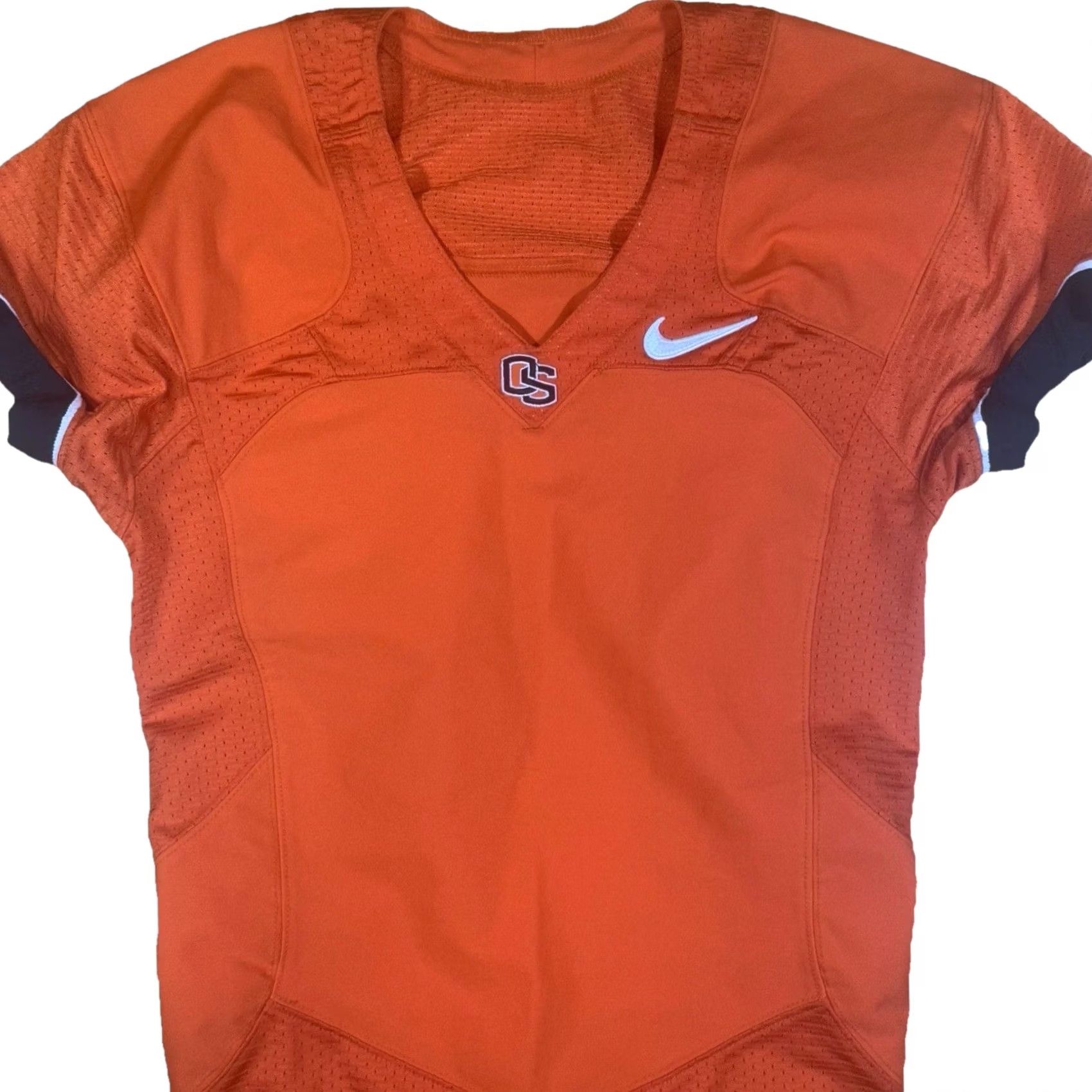 Nike Nike Oregon State Beavers Football Jersey Team Issue Game Cut Men 42 White Jersey Mens 36 Small USA Made Size US XL / EU 56 / 4 - 2 Thumbnail