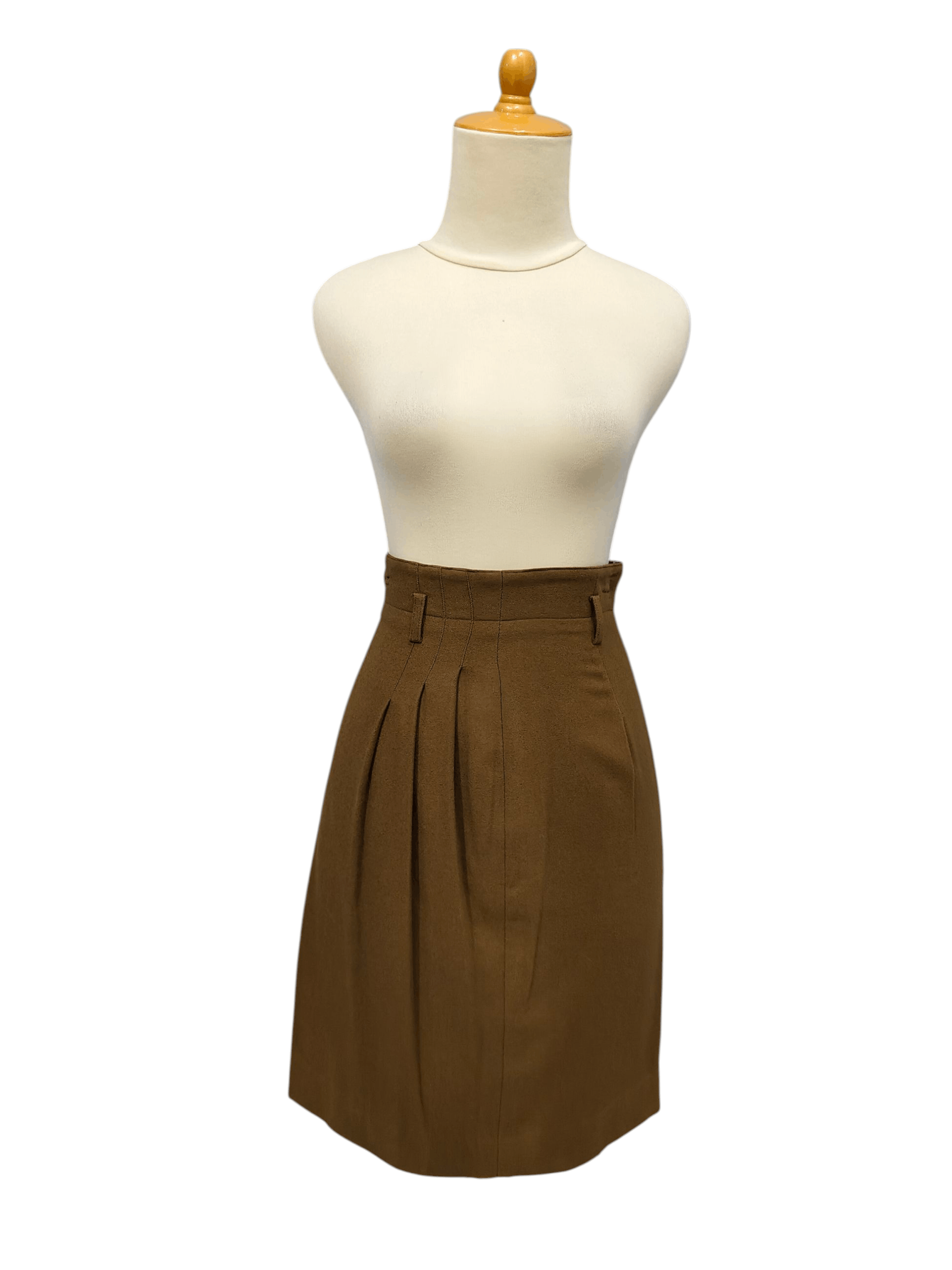 Missoni 80s Missoni Donna - Wool Pleats Tailored Skirt Size 27" / US 4 / IT 40 - 1 Thumbnail