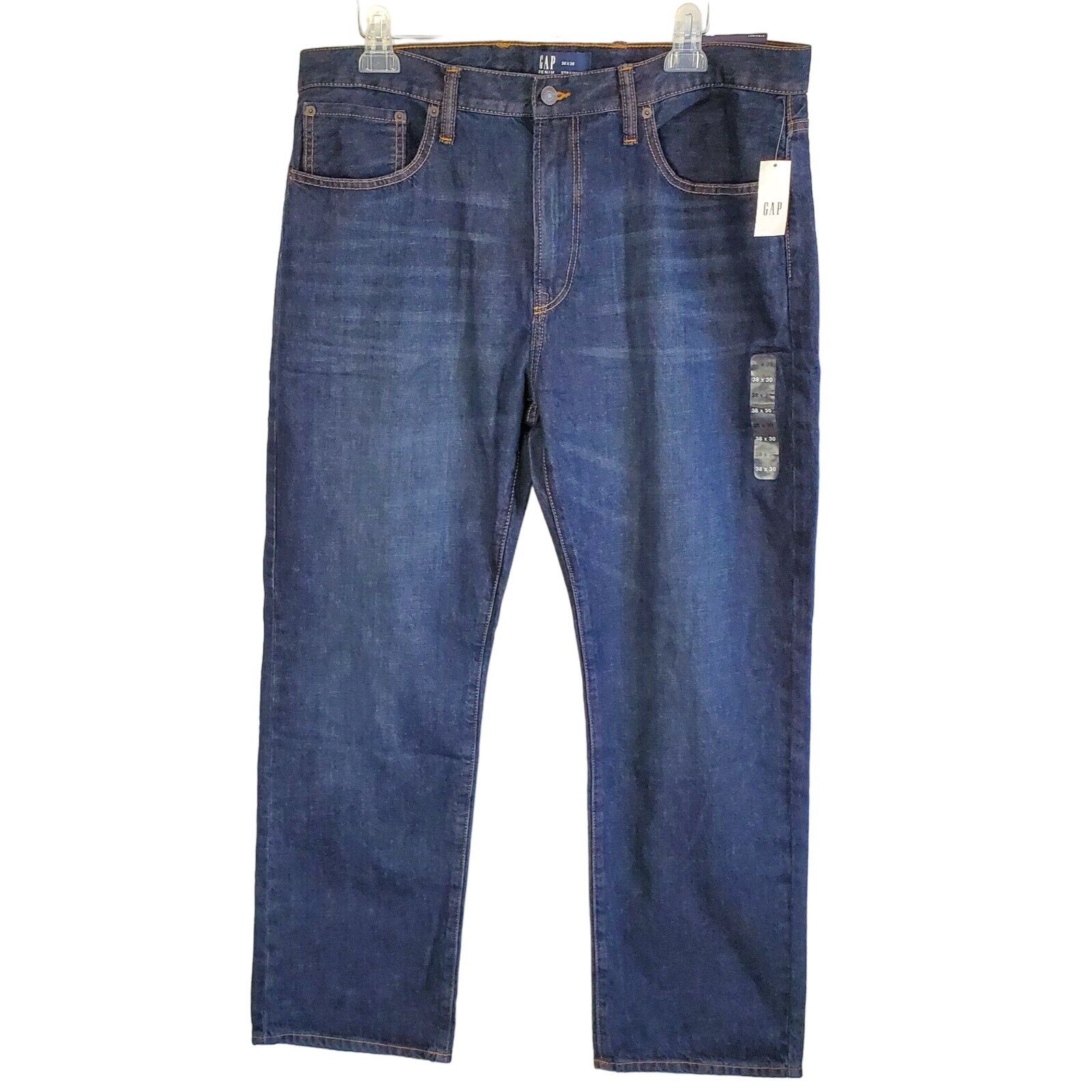 Gap Gap Jeans Denim Blue Mens 38x30 Straight Leg Mid Rise Pants Size US 38 / EU 54 - 1 Thumbnail