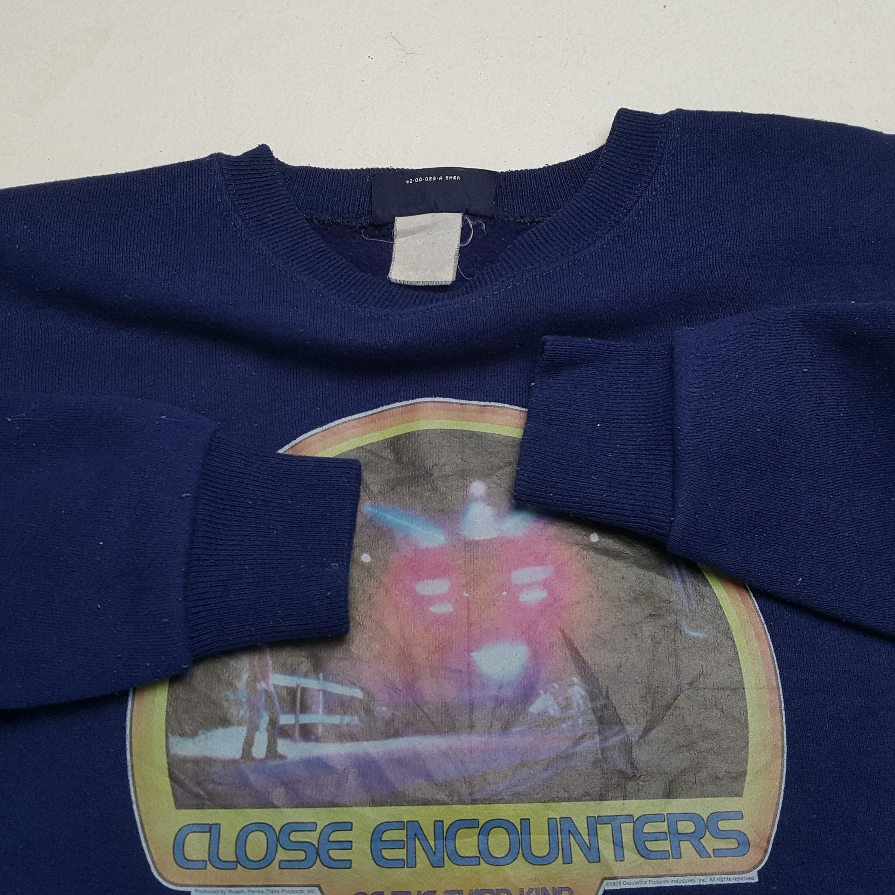 Vintage Vintage 70s CLOSE ENCOUNTER of the Third Kind Sweatshirt Size US S / EU 44-46 / 1 - 8 Thumbnail