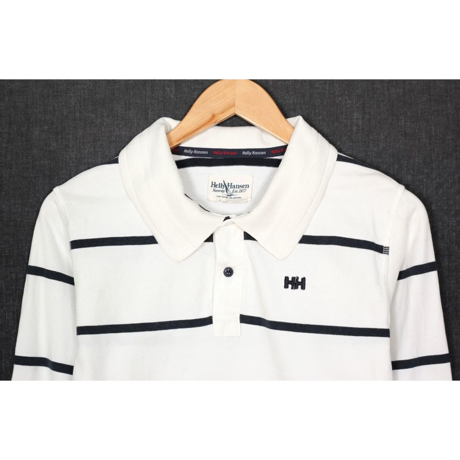 Helly Hansen VINTAGE Helly Hansen Polo Shirt Men S Long Sleeve Rugby VR1896 Size US S / EU 44-46 / 1 - 2 Thumbnail