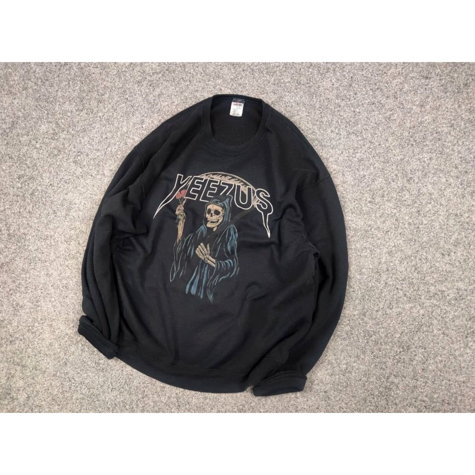 Vintage VINTAGE Yeezus Logo Sweatshirt - Nike? Size US XL / EU 56 / 4 - 3 Thumbnail