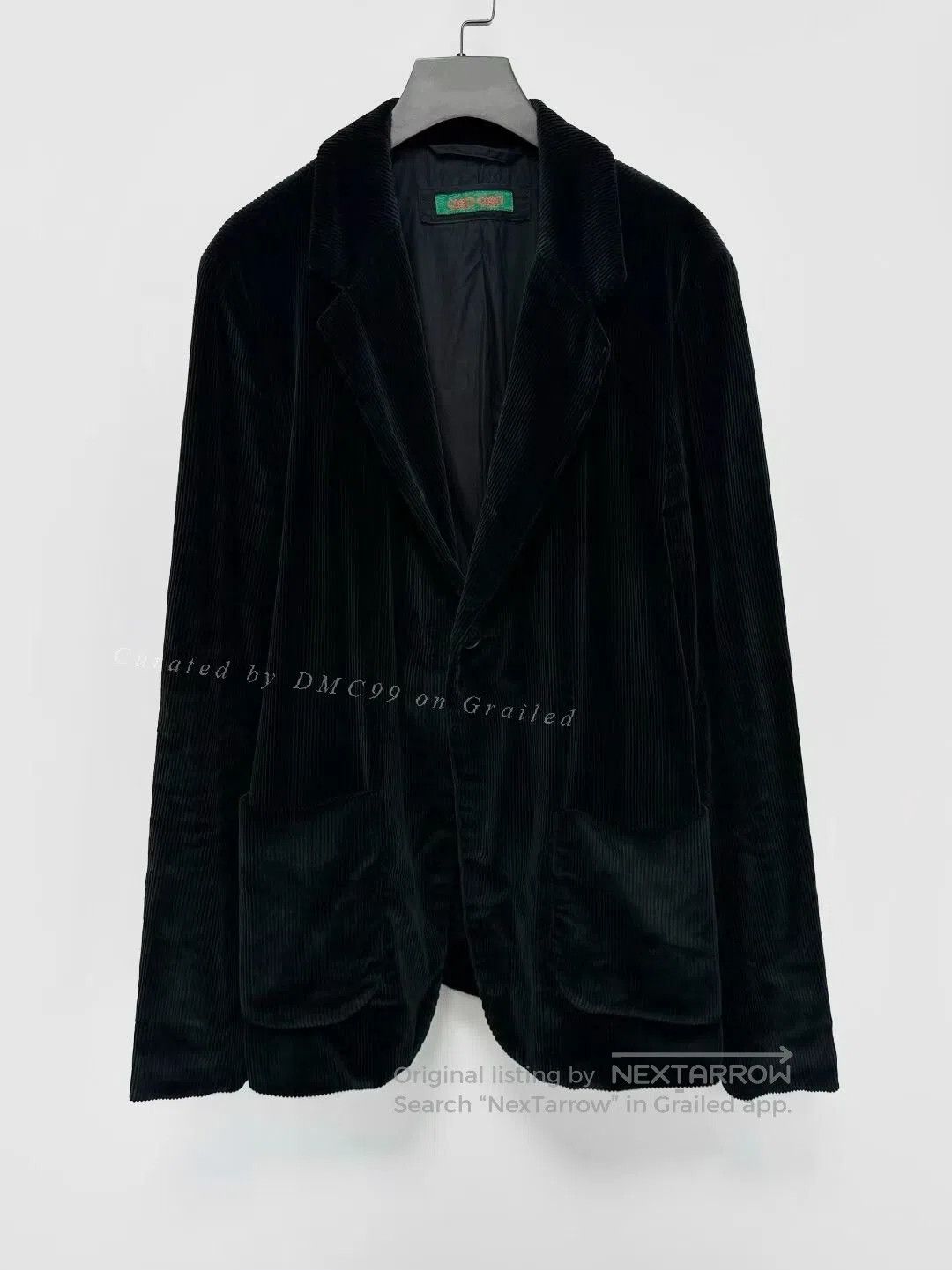 Casey Casey Casey Casey Black Corduroy Blazer. Size US S / EU 44-46 / 1 - 1 Thumbnail
