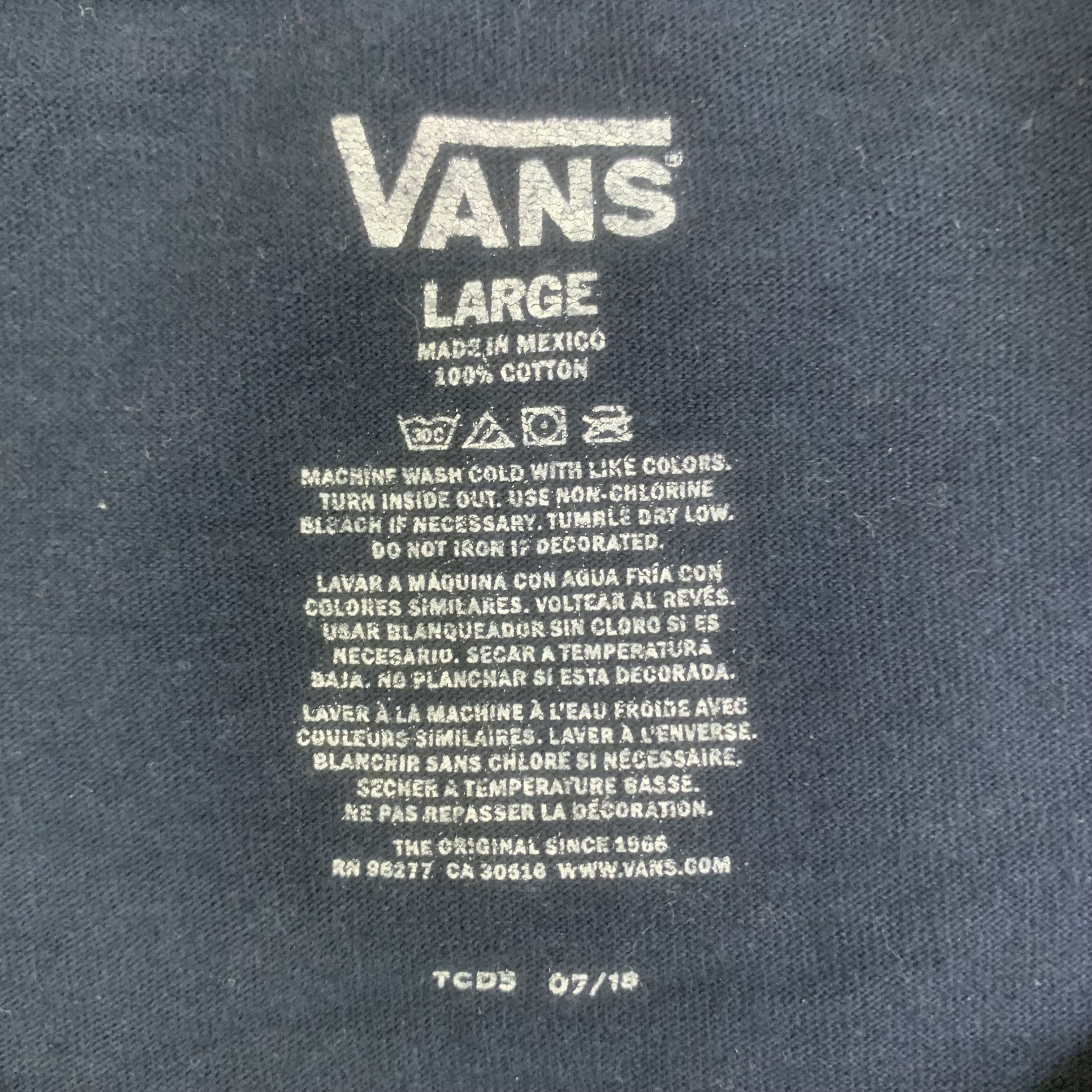 Vans Vans Tee Shirt - R016 Size US L / EU 52-54 / 3 - 5 Thumbnail