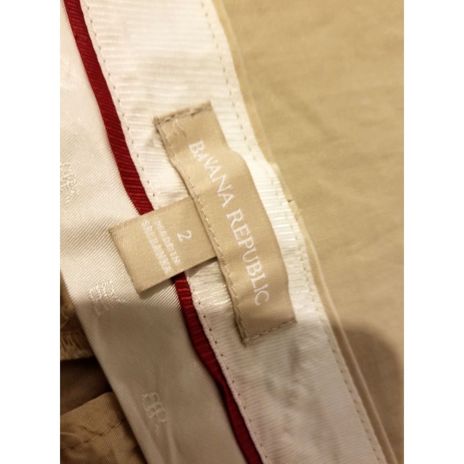 Banana Republic VINTAGE? Womens Banana Republic Shorts Khaki Cotton Chino Stretch Beige 2 Size Regular Women Clothing L? Size 26" / US 2 / IT 38 - 4 Thumbnail