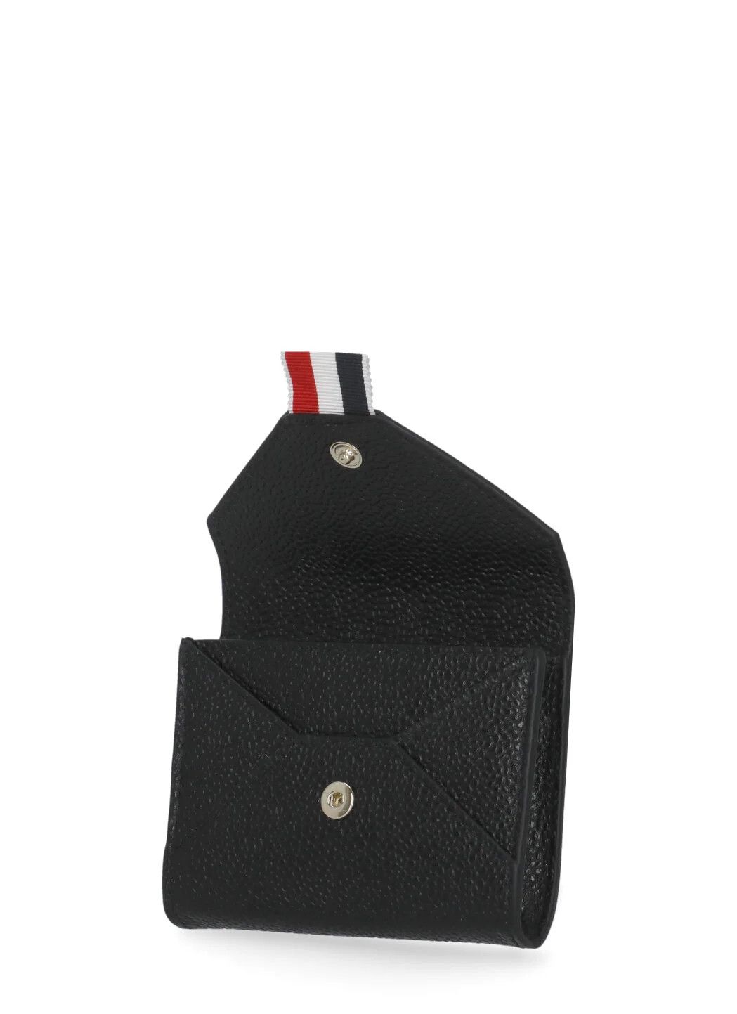 Thom Browne o1s22i1n0924 Size: OS / Pebble Grain Envelope Card in Black Size ONE SIZE - 4 Thumbnail