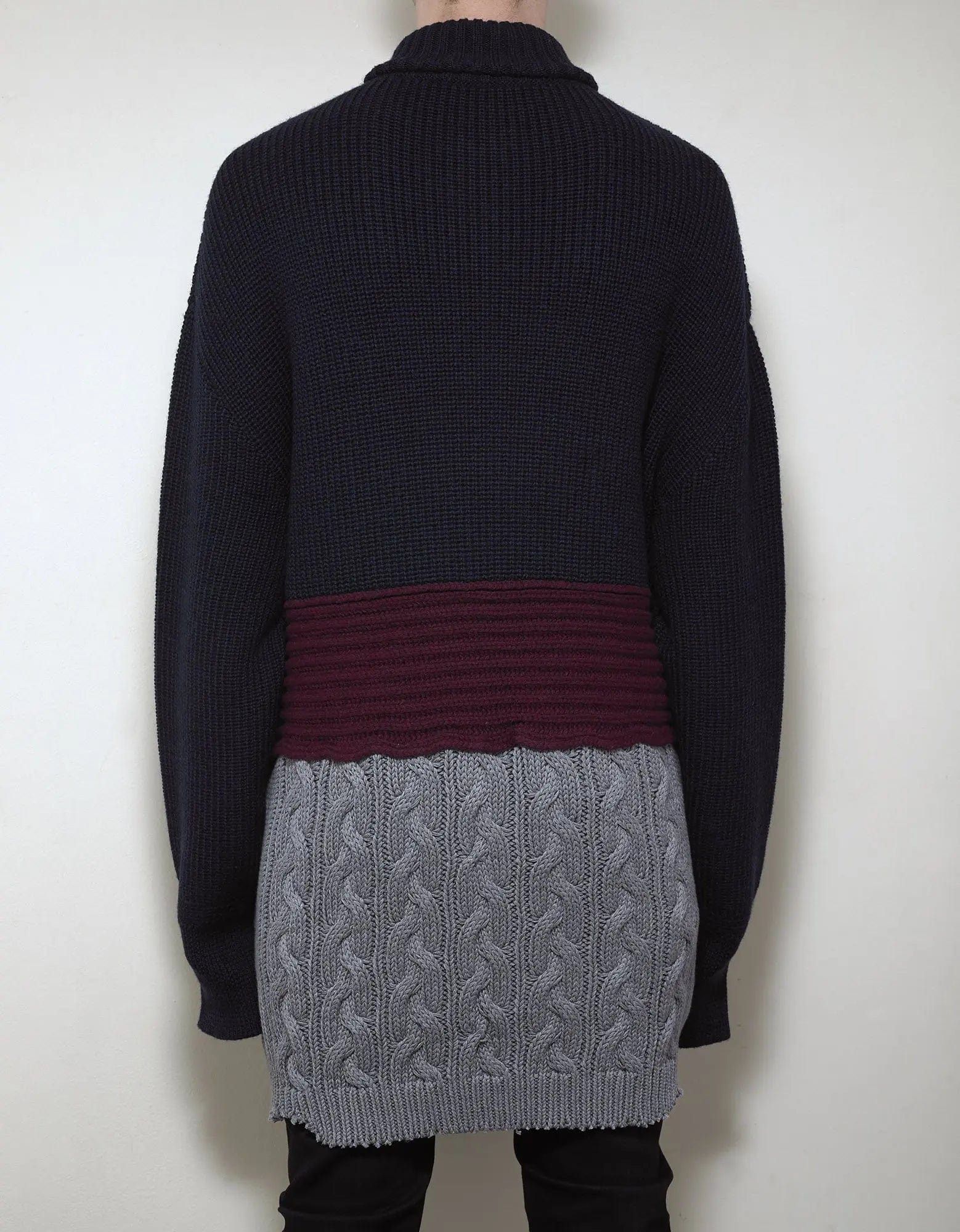 Balenciaga Balenciaga Multi-Panelled Long Knitwear - SS19 Size US L / EU 52-54 / 3 - 4 Thumbnail