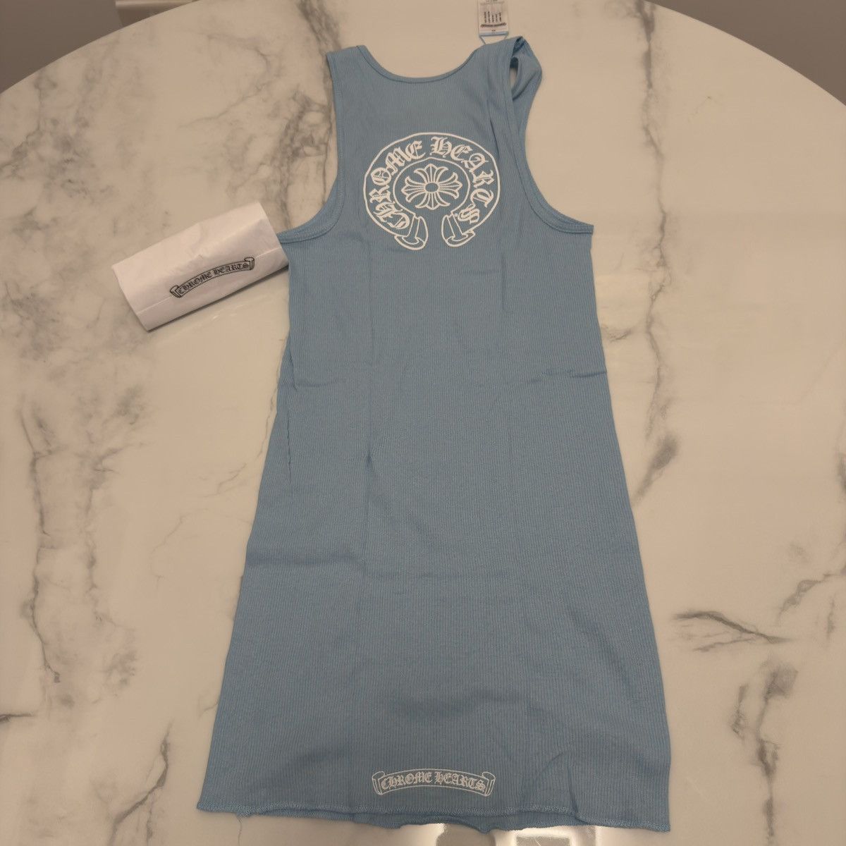 Chrome Hearts CHROME HEARTS BABY BLUE TANK TOP XL 🚫READ DESCRIPTION🚫 Size US XL / EU 56 / 4 - 11 Thumbnail