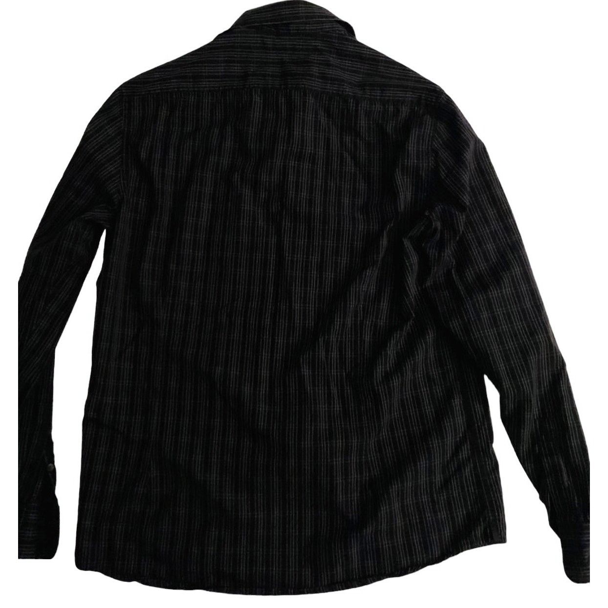 Kenneth Cole Kenneth Cole New York Dress Shirt Long Sleeve - Black & Gray Size US M / EU 48-50 / 2 - 2 Thumbnail
