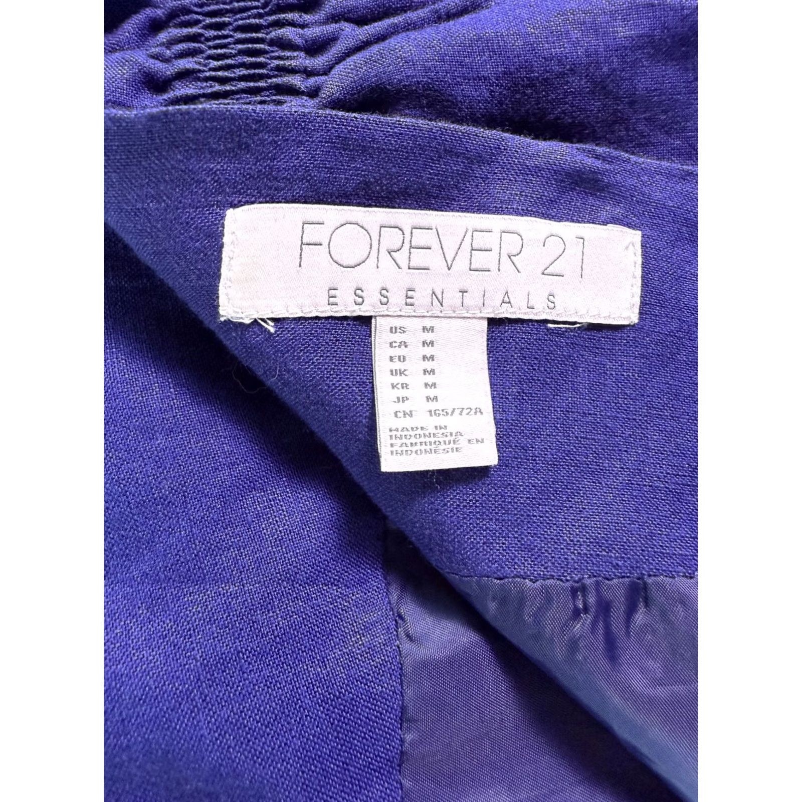 Forever 21 FOREVER 21 Essentials Womens Blue Mini Skirt Size M Zip Lined E837 Size 32" / US 10 / IT 46 - 5 Thumbnail